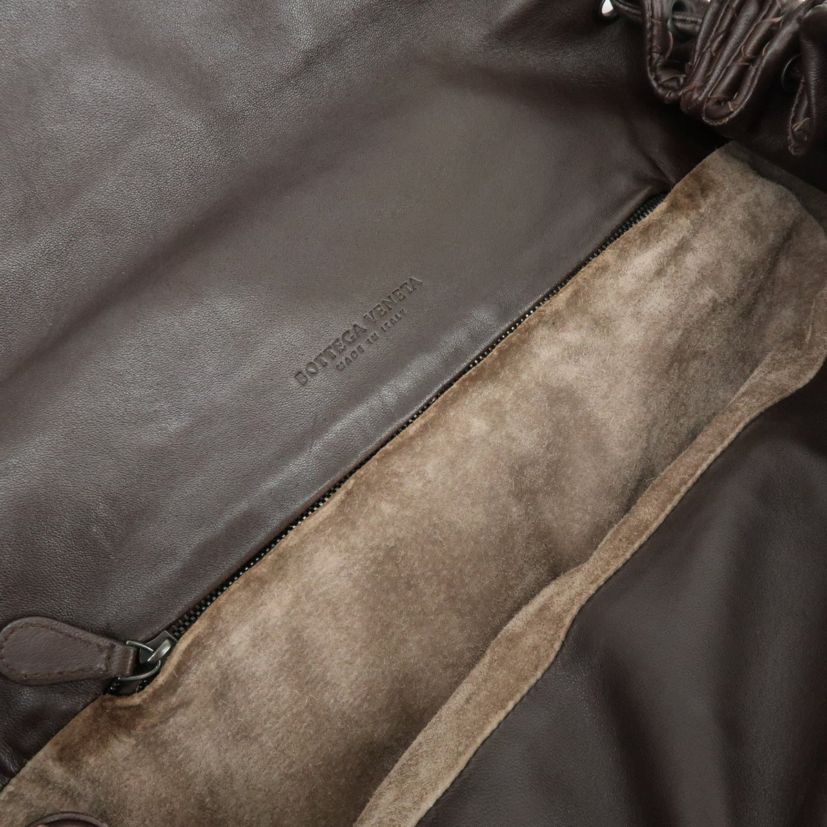 BOTTEGA VENETA Intrecciato Leather Shoulder Crossbody Bag Brown 245343