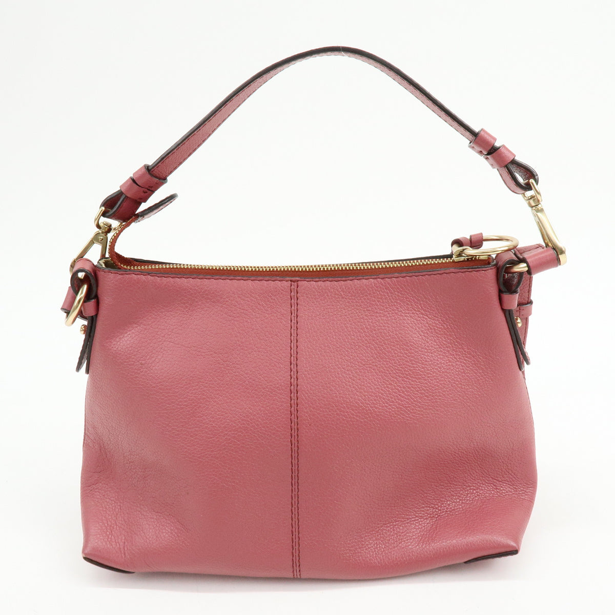 Chloe See by Chloe Joan Leather Suede Small 2Way Bag Crossbody Bag Pink