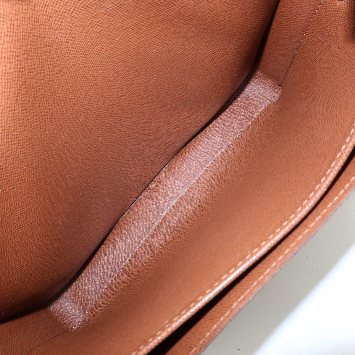 Louis Vuitton Monogram Cartouchiere GM Crossbody Bag Brown M51252