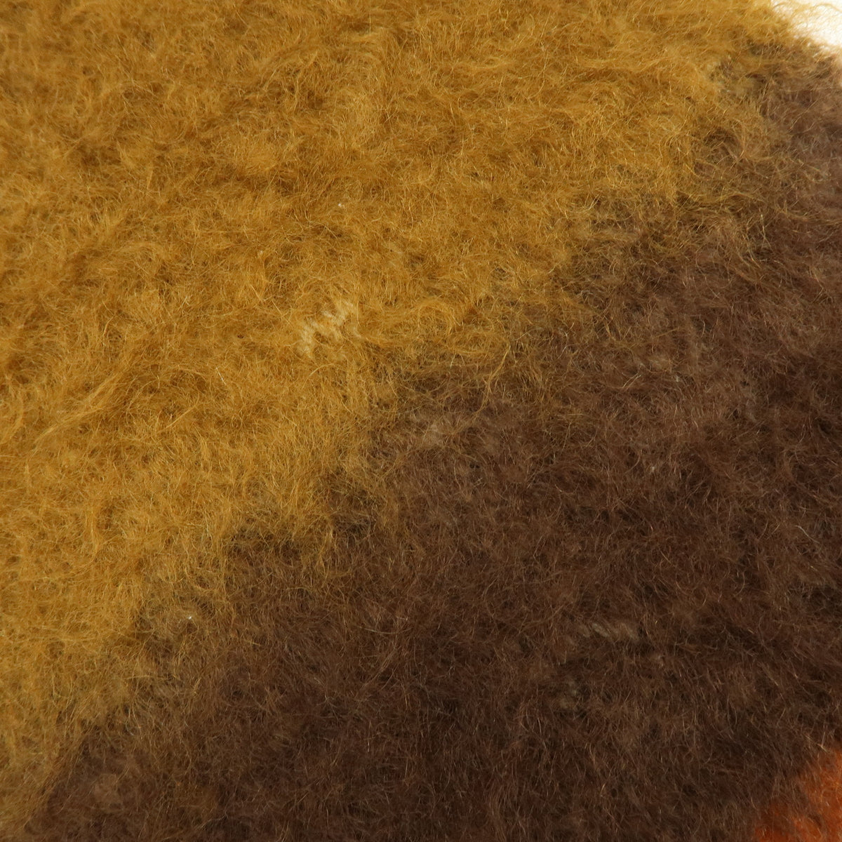 LOEWE Anagram Mohair Wool Scarf Shawl Orange Multicolor