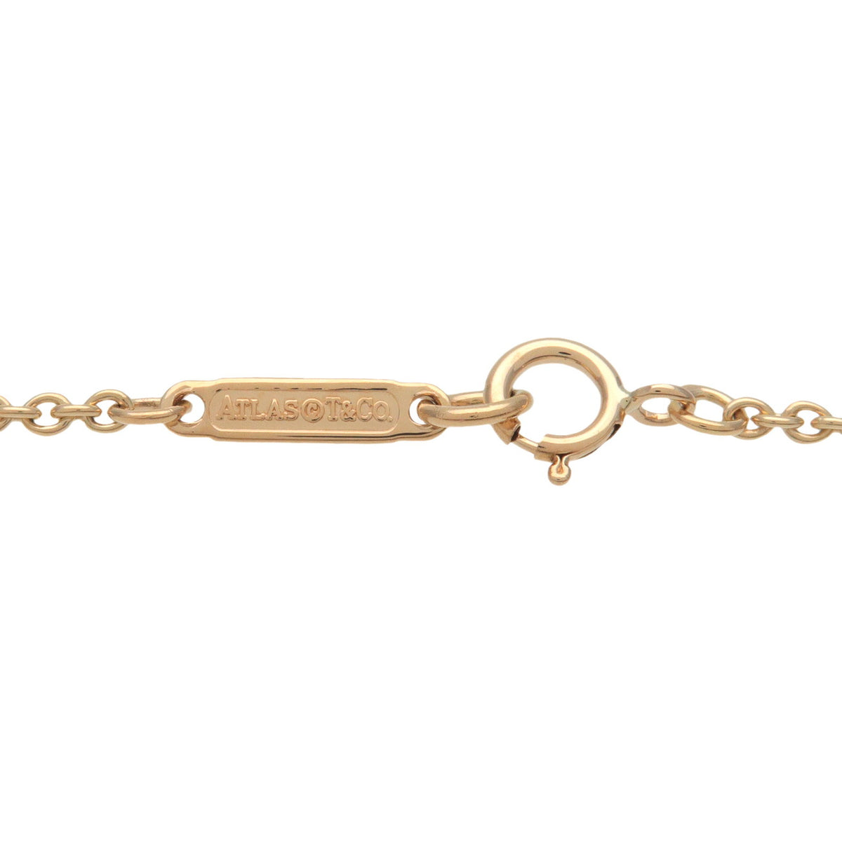 Tiffany & Co Atlas Bracelet K18 750YG Yellow Gold
