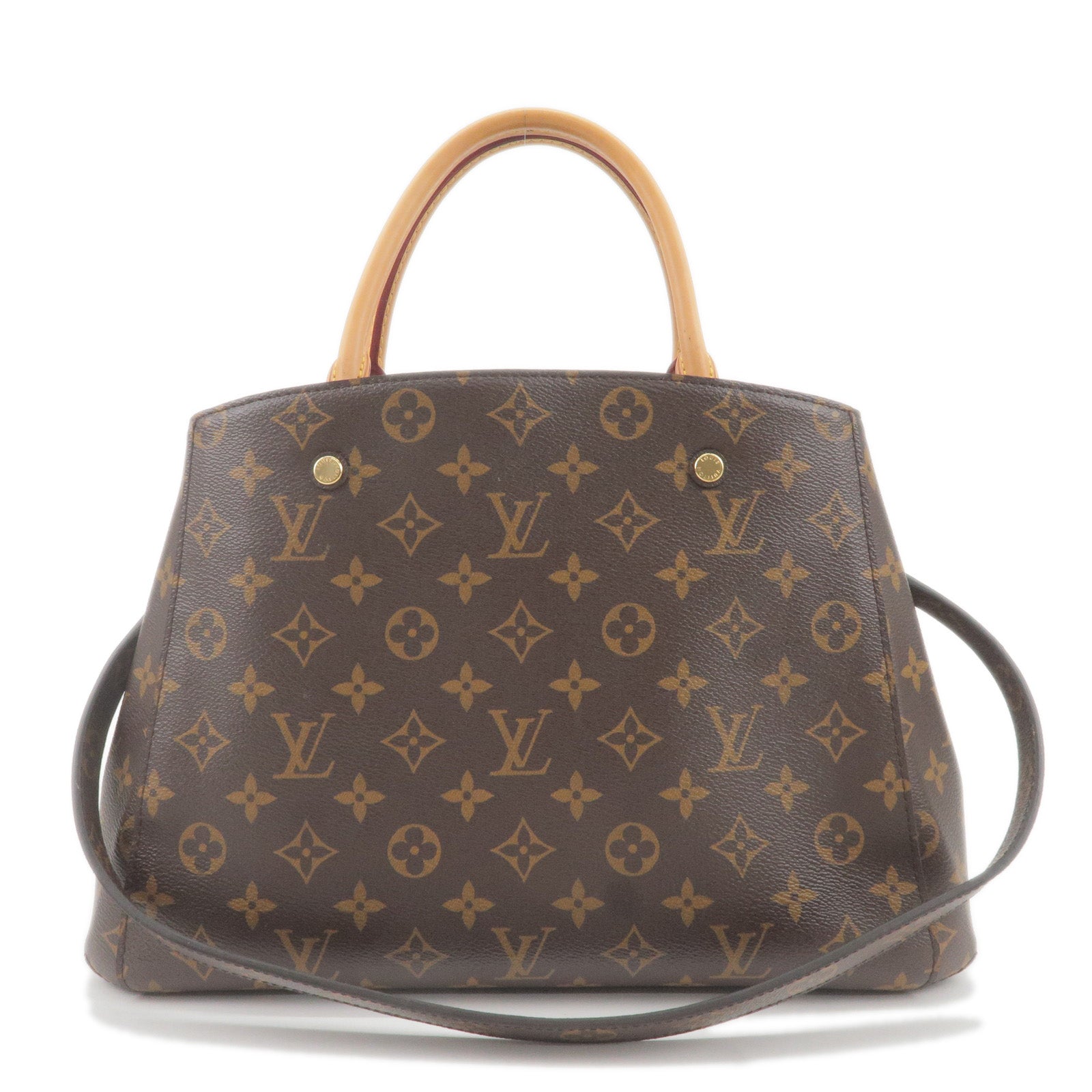 Hand - Montaigne - Vuitton - 2Way - LOUIS VUITTON Clapton Damier Ebene  Backpack Bag Magnolia - ep_vintage luxury Store - M41056 – dct - Louis - MM  - Bag - Monogram