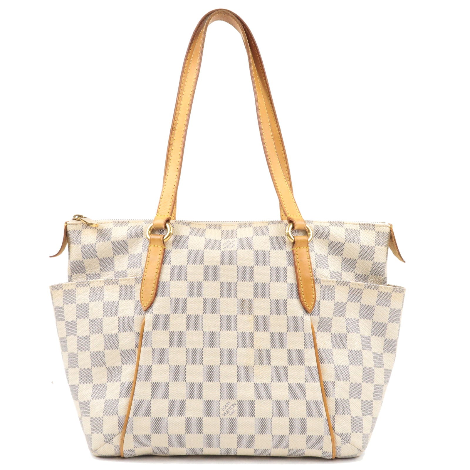 Louis Vuitton Damier Azur Shopper Bag White