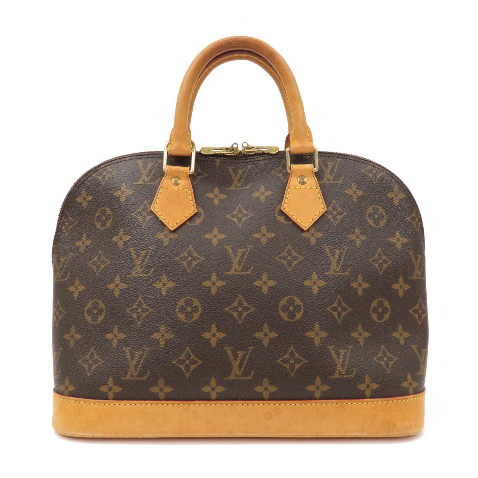 Louis Vuitton Monogram Top Handle PM Bag Brown