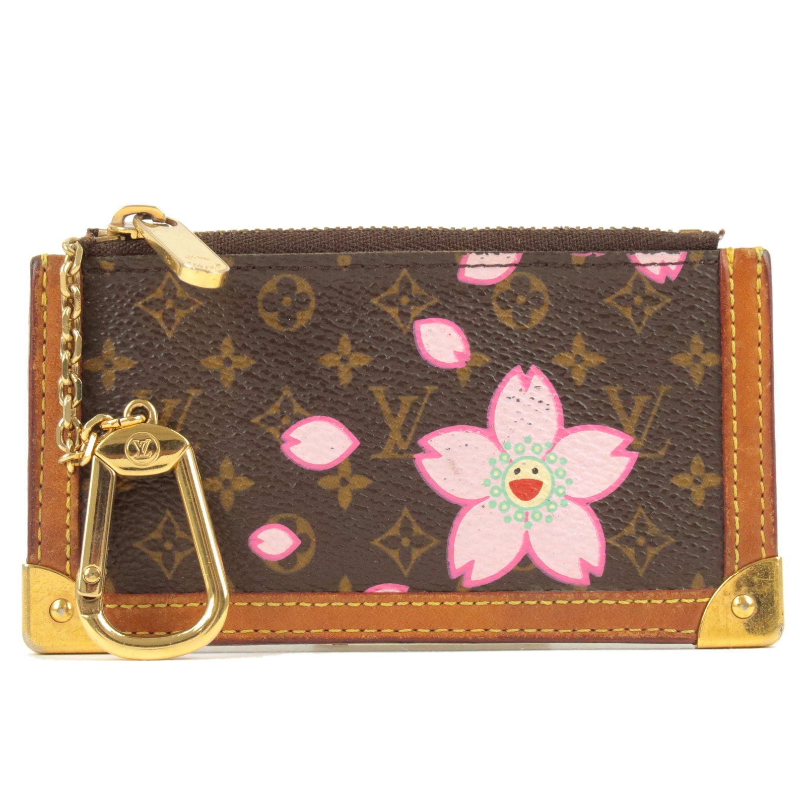 Louis-Vuitton-Murakami-Cherry-Blossom-Pochette-Cles-M92015 – dct-ep_vintage  luxury Store