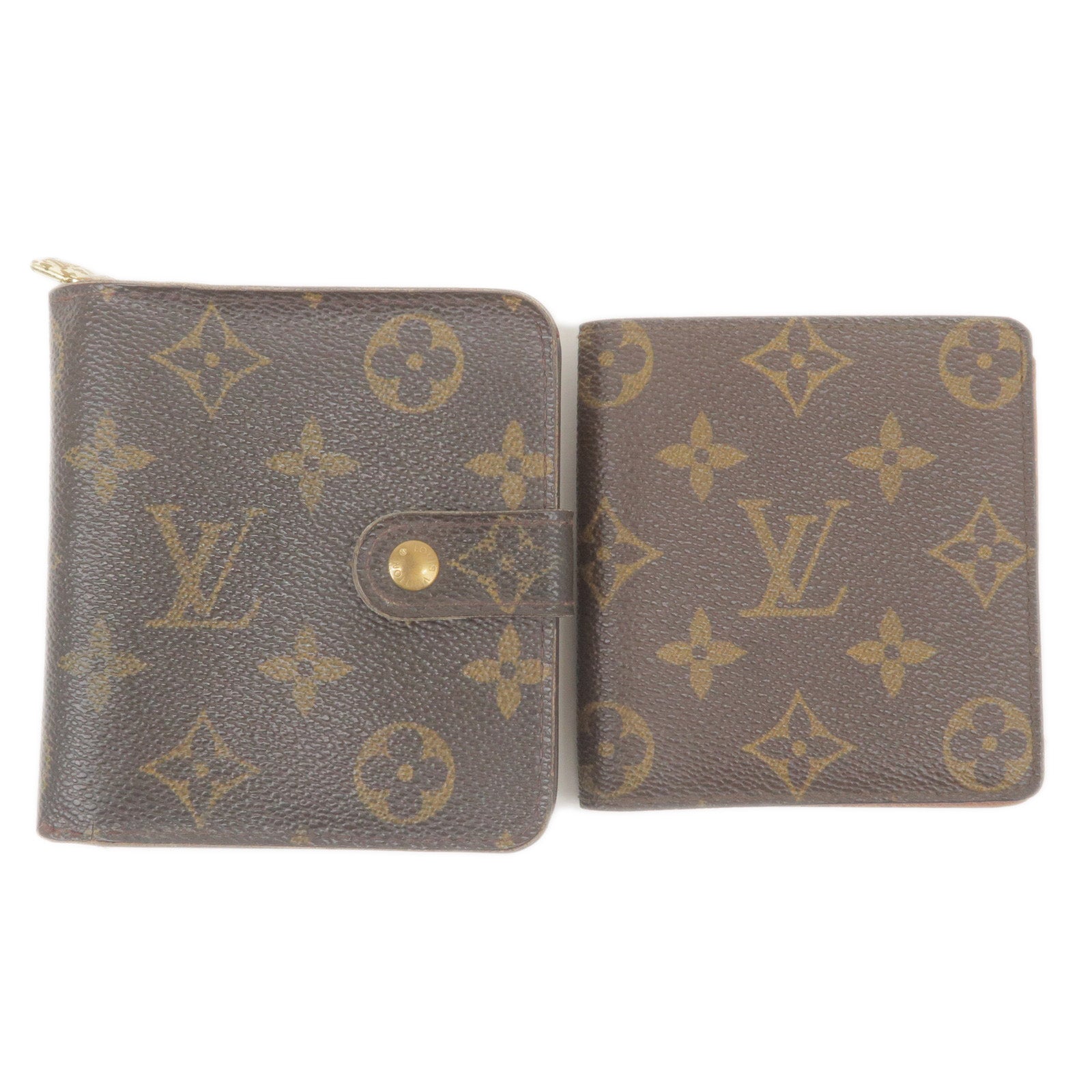 Louis-Vuitton-Set-of-2--Monogram-Small-Wallet-M61667-M60929