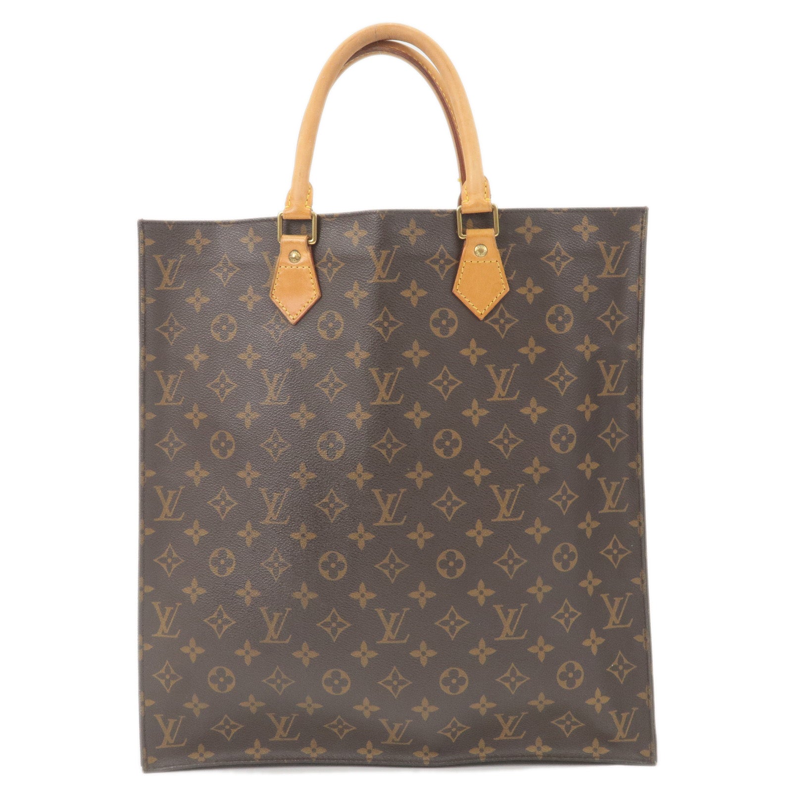 Blue Louis Vuitton Monogram Denim Sac Plat Tote Bag