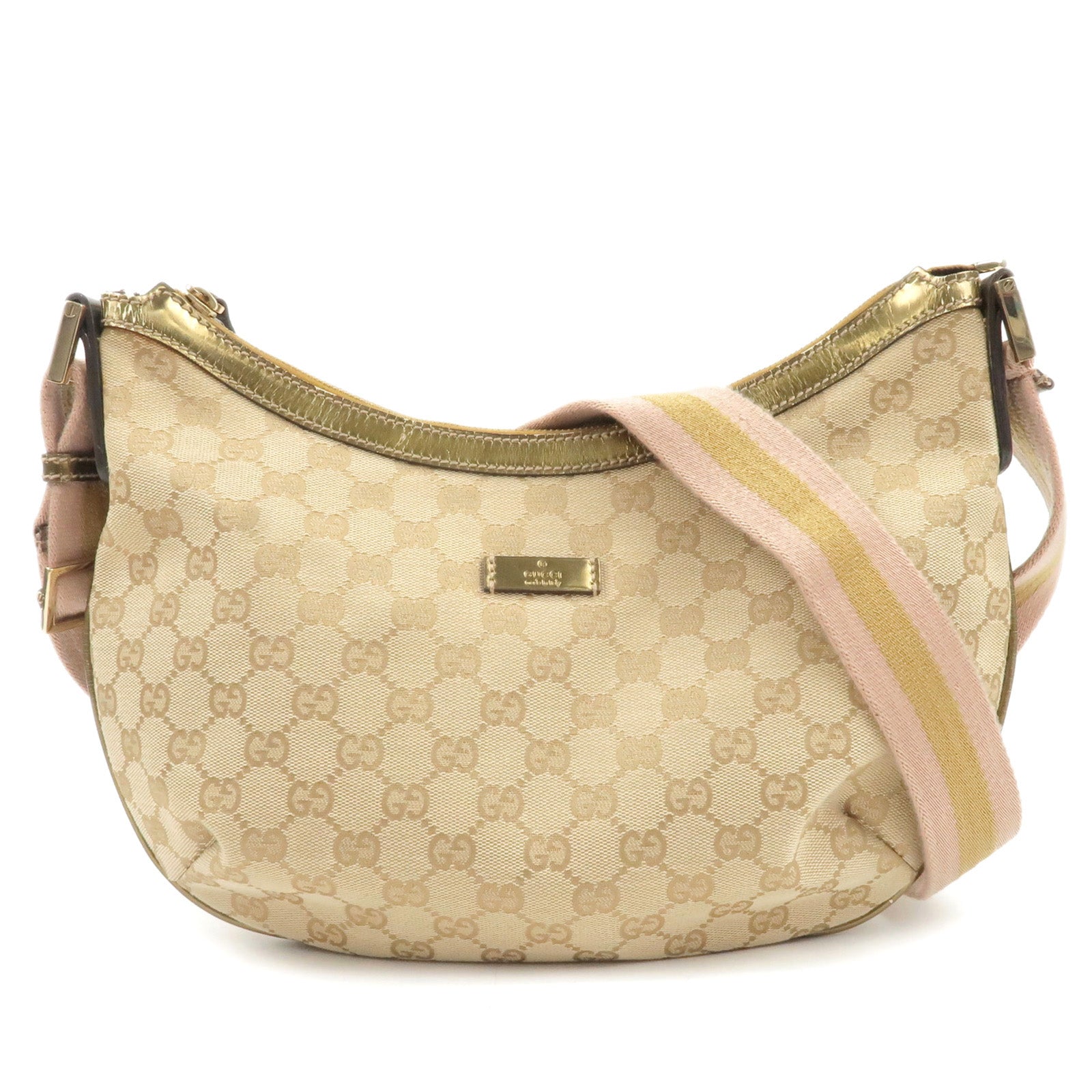 GUCCI-Sherry-Line-GG-Canvas-Leather-Shoulder-Bag-Beige-181092 –  dct-ep_vintage luxury Store