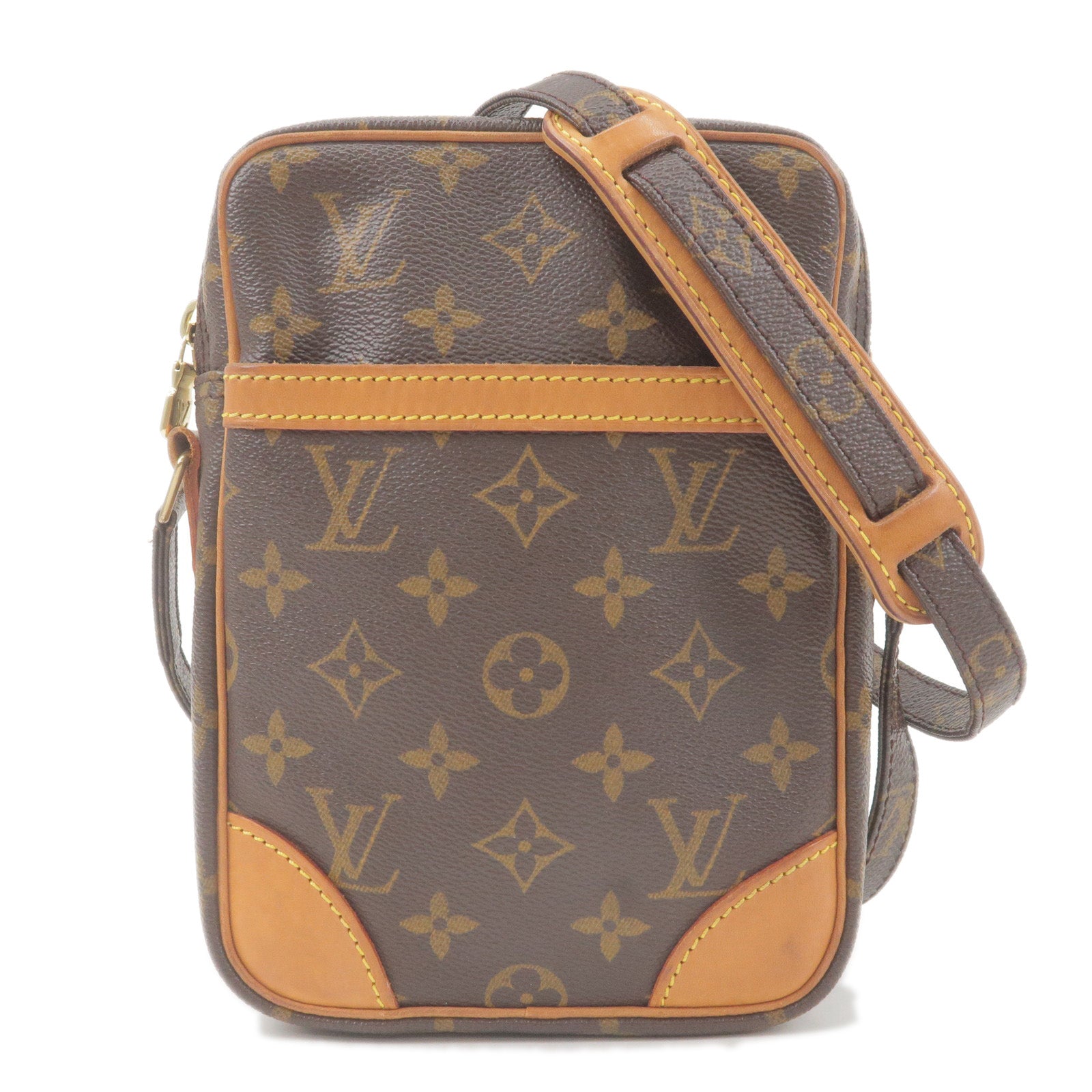Louis Vuitton, Bags, Louis Vuitton Denim Monogram Danube Crossbody Bag