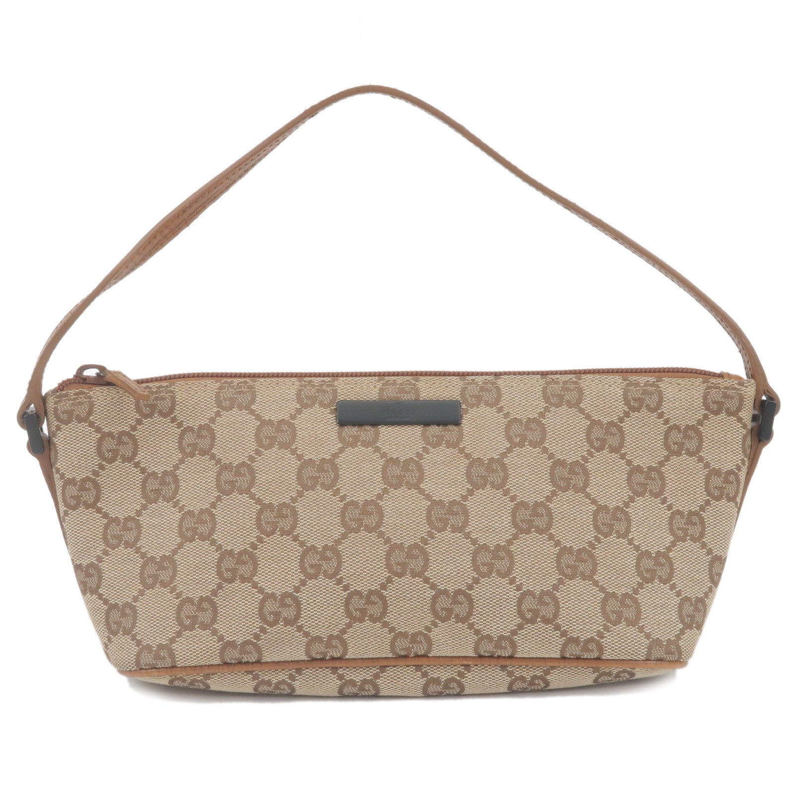 GUCCI-GG-Canvas-Leather-Boat-Bag-Hand-Bag-Beige-Green-07198 –  dct-ep_vintage luxury Store