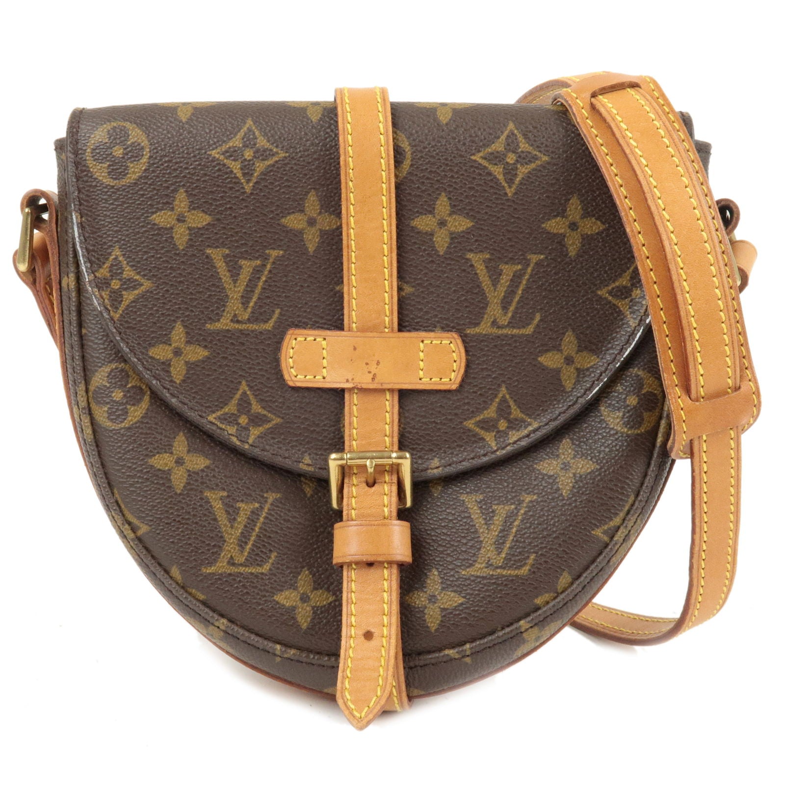 Shop for Louis Vuitton Monogram Canvas Leather Chantilly PM