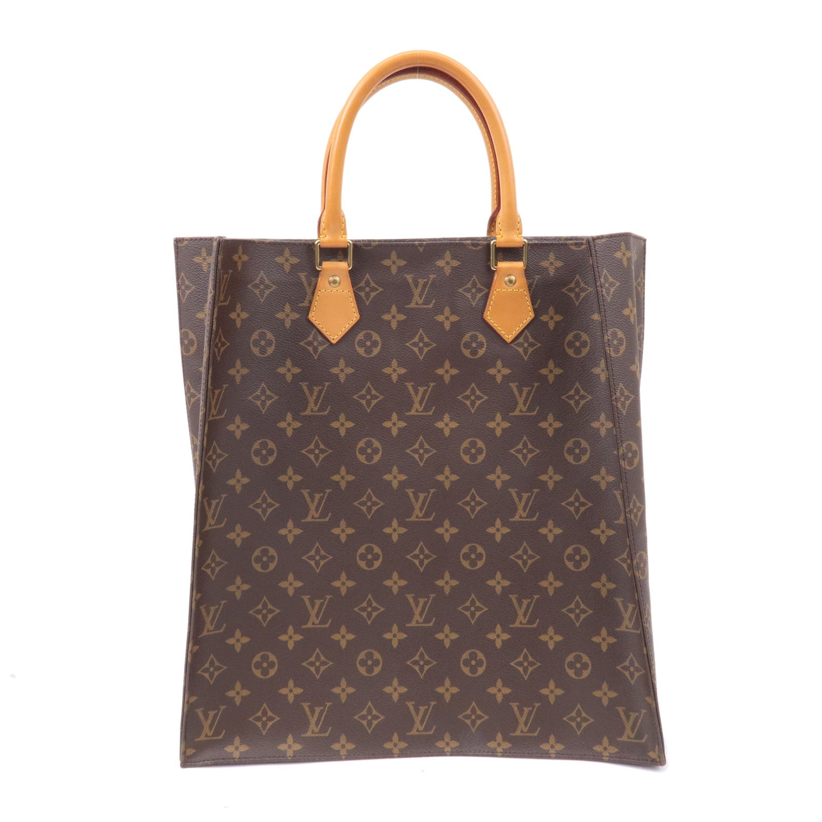 Louis-Vuitton Monogram Sac-Plat Hand Bag