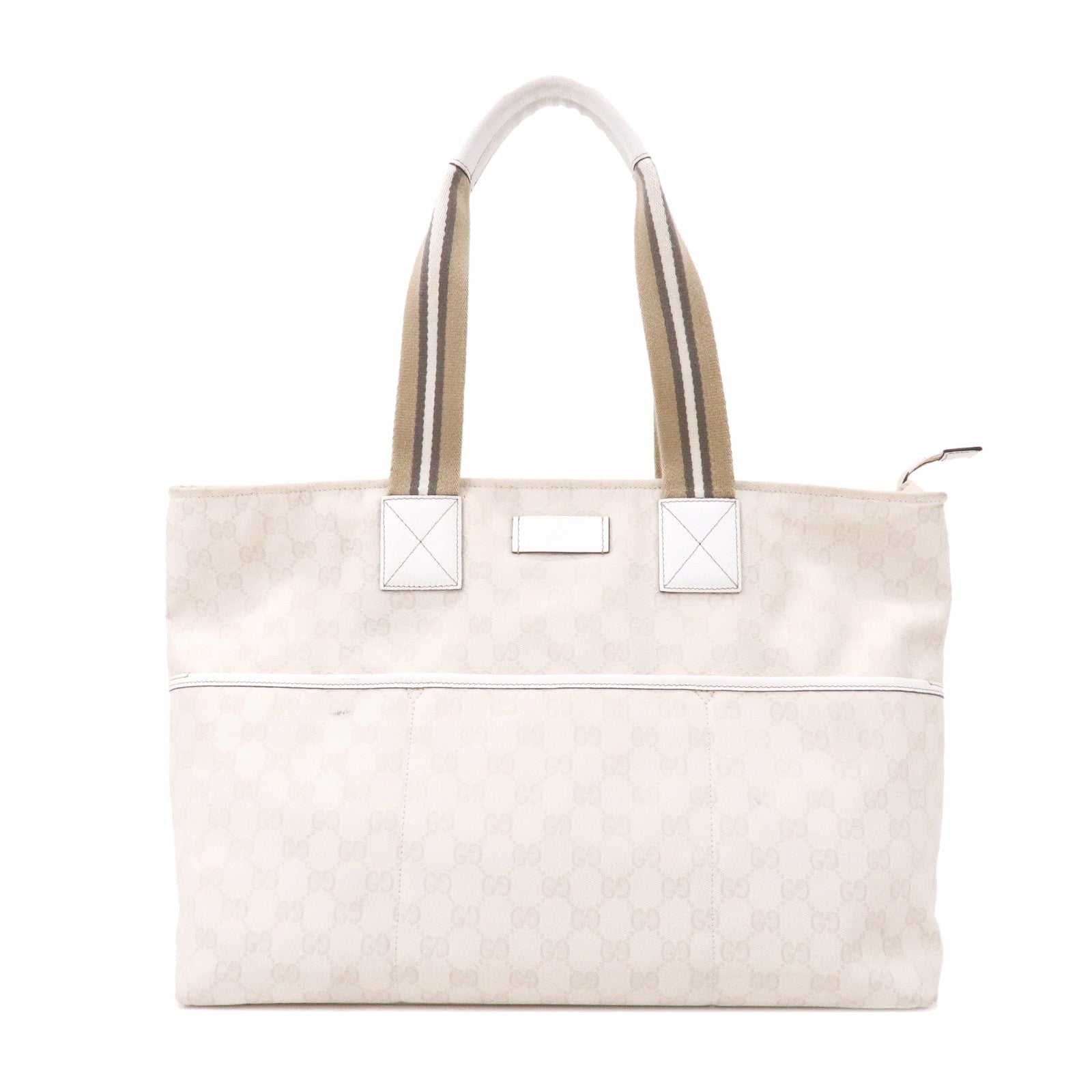 Luxury Leather Tote Bag | Off White