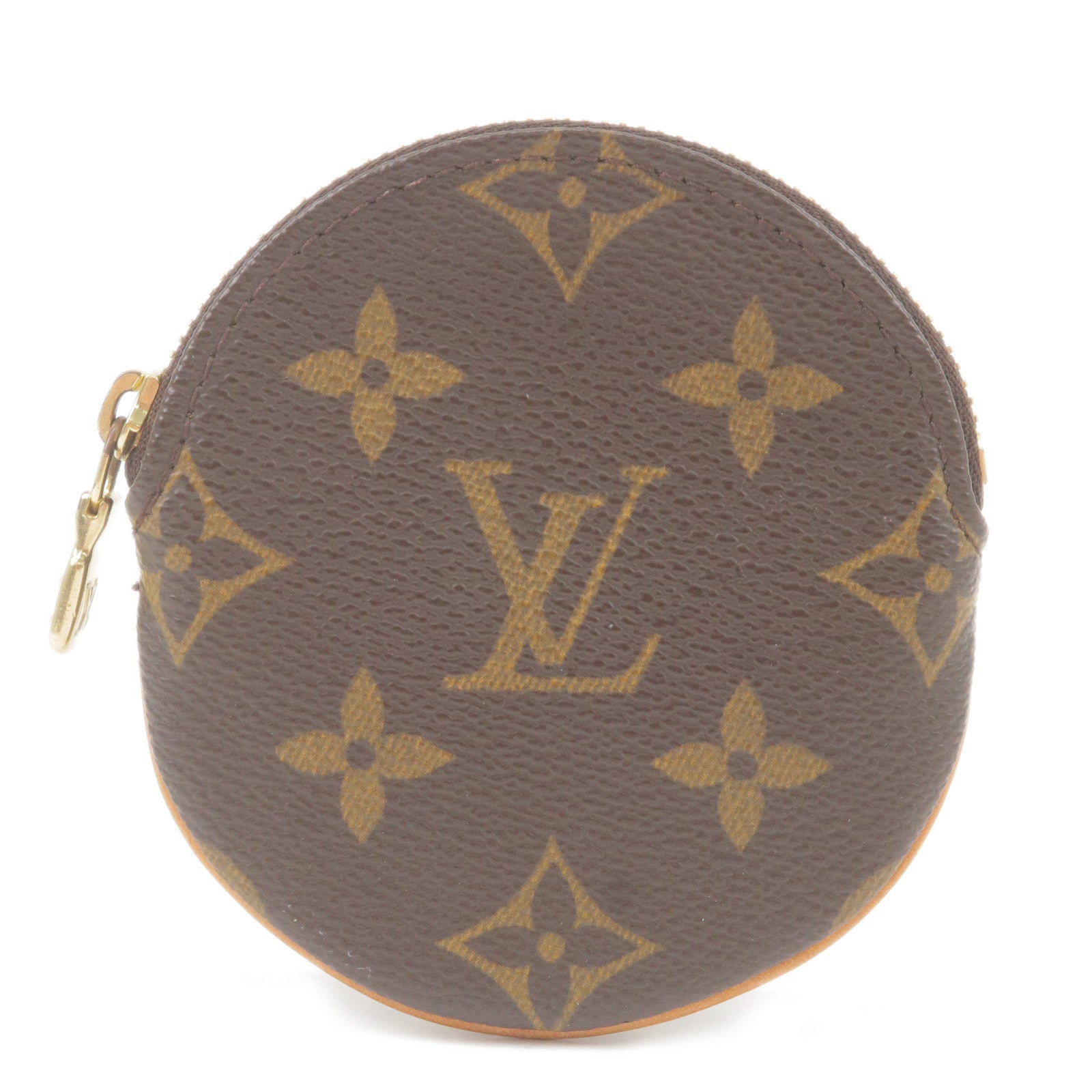 Louis Vuitton Monogram Porte Monnaie Rond Coin Case