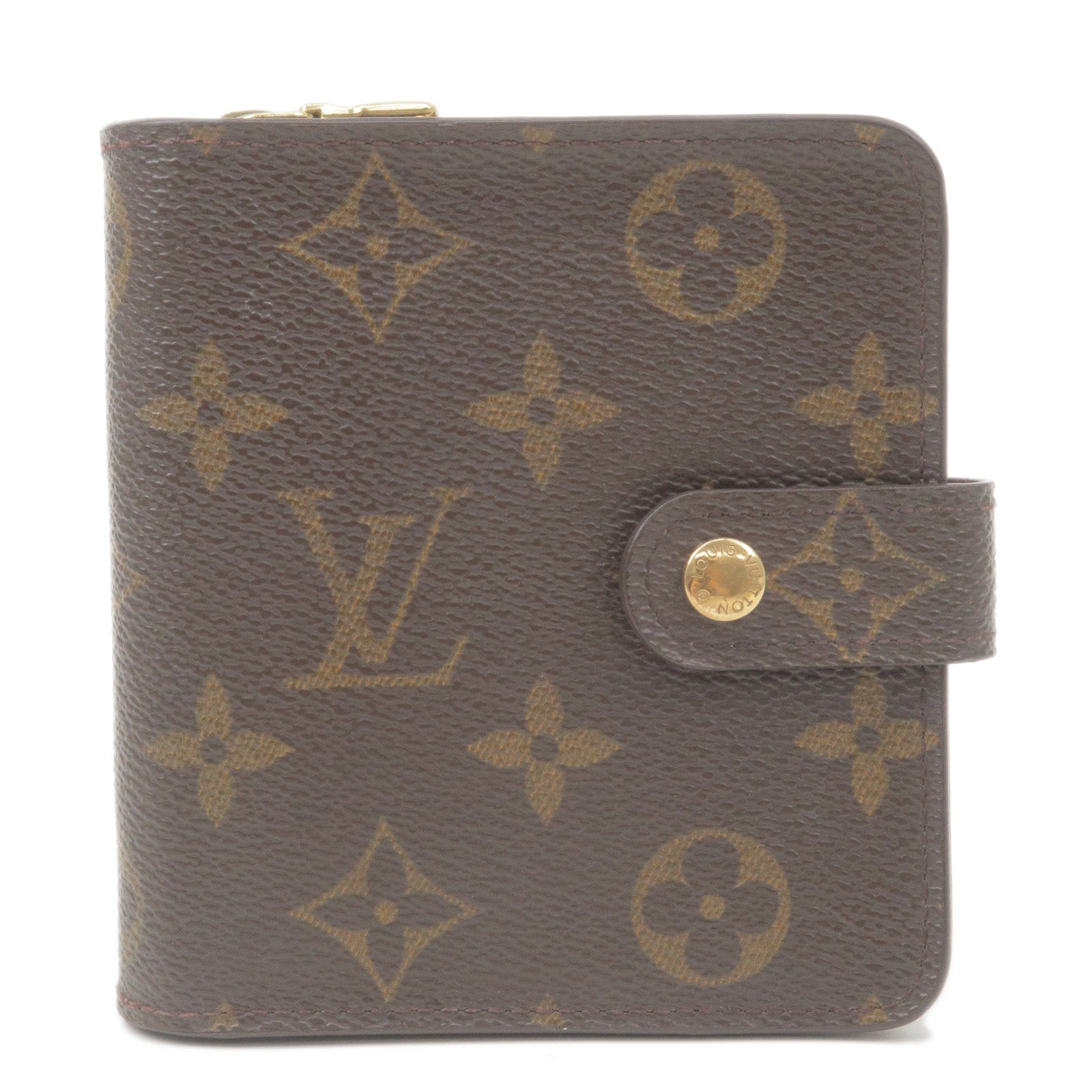 Louis-Vuitton-Louis-Monogram-Compact-Zip-Small-Wallet-M61667 – dct