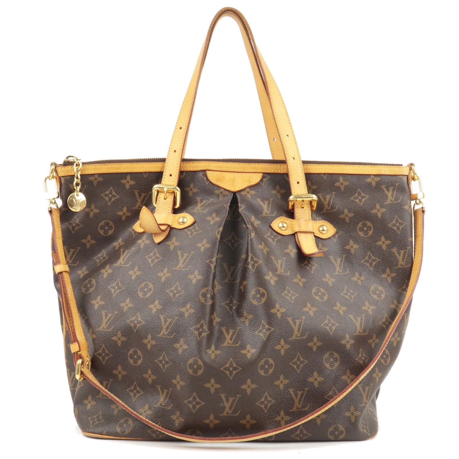 Louis Vuitton Monogram Palermo Shopper Bag MM Brown