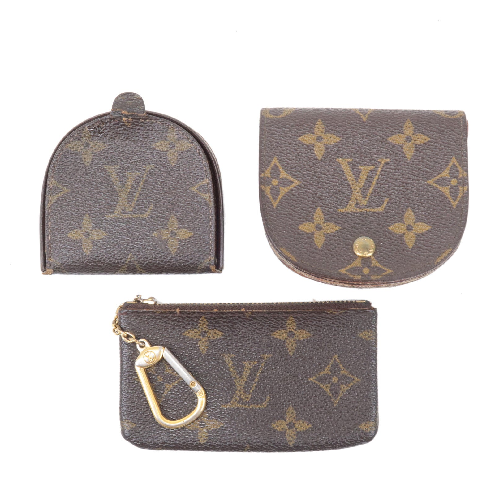Louis-Vuitton-Monogram-Set-of-3-Coin-Case-M61960-M61970-M62650