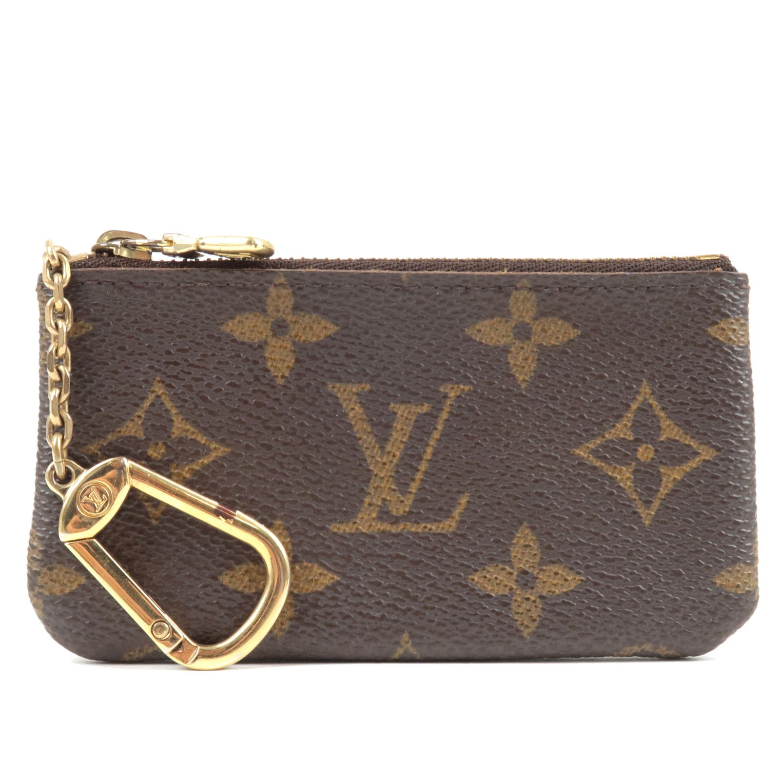 Louis Vuitton Monogram Canvas Pochette Cles Key and Change Holder