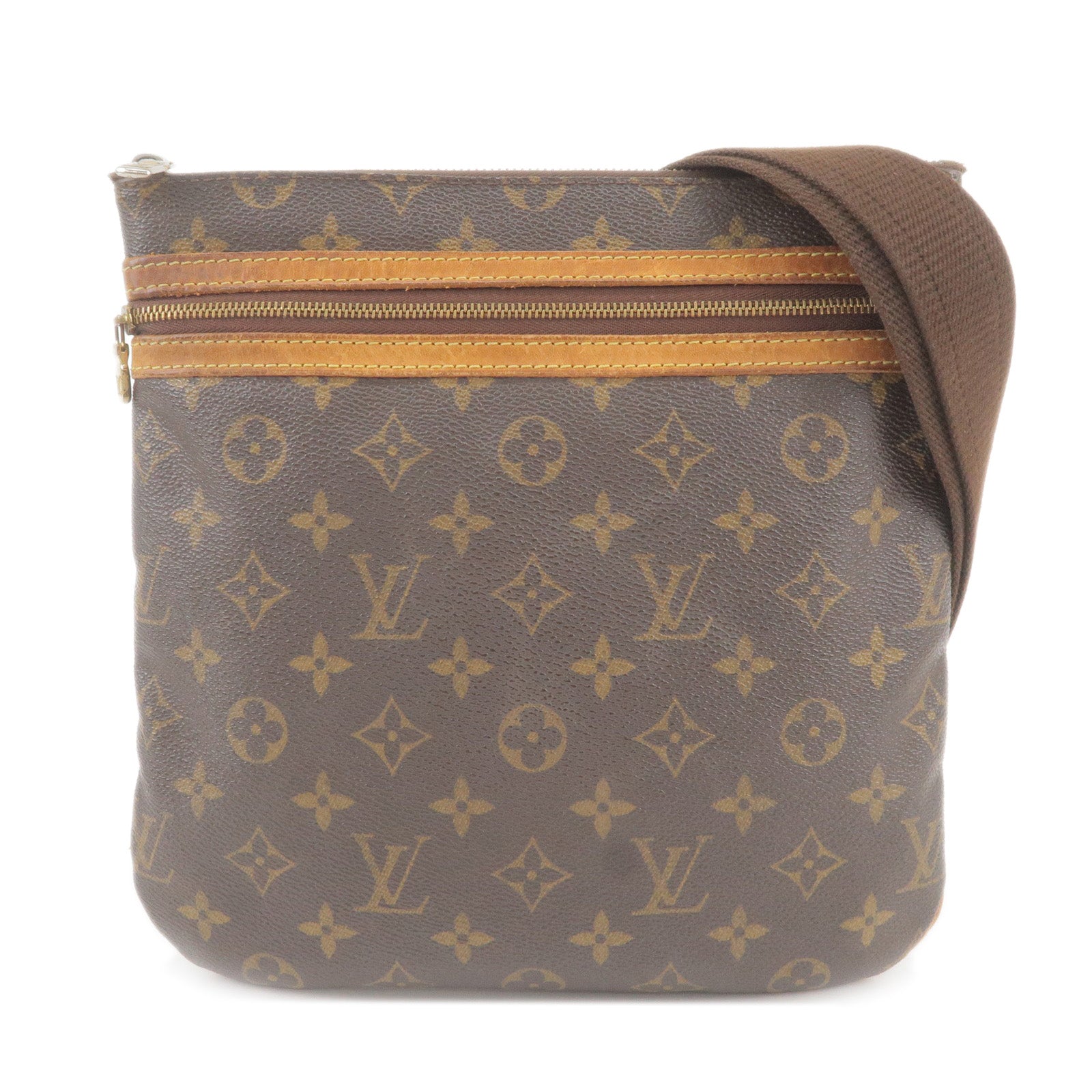 Shop for Louis Vuitton Monogram Canvas Leather Bosphore Pochette