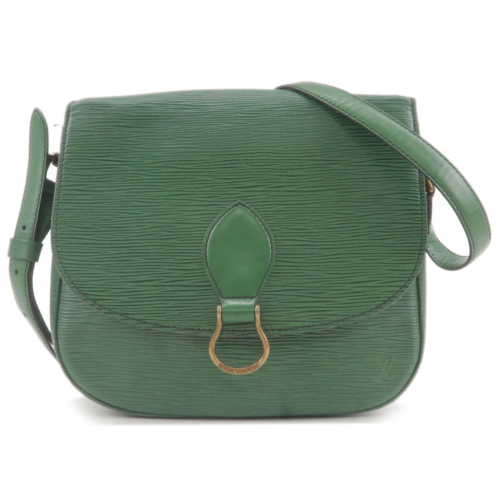 Louis-Vuitton-Epi-Saint-Cloud-Shoulder-Bag-Green-M52194 – dct