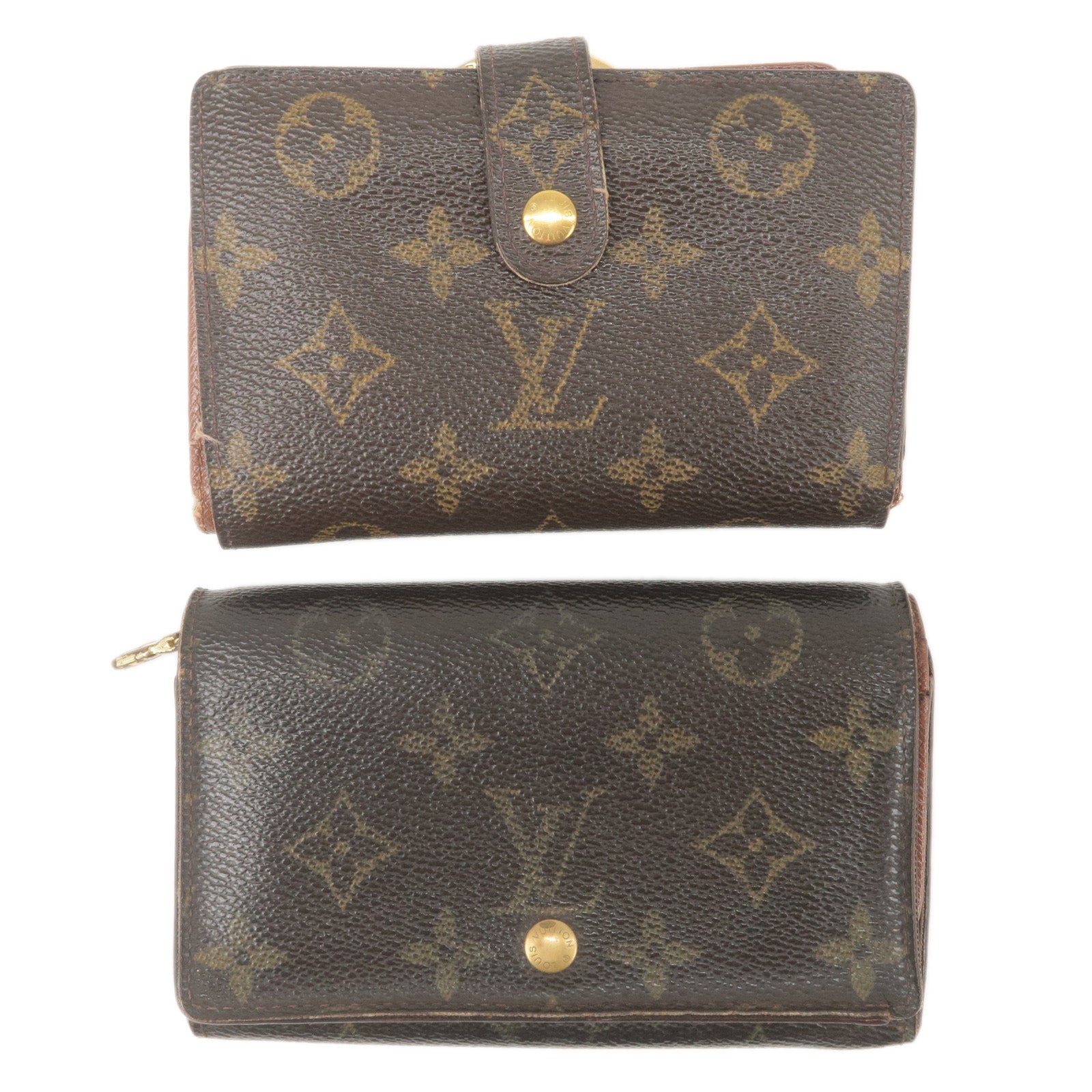 Louis-Vuitton-Set-of-2-Monogram-Porte-Monnaie-Billet-Wallet –  dct-ep_vintage luxury Store