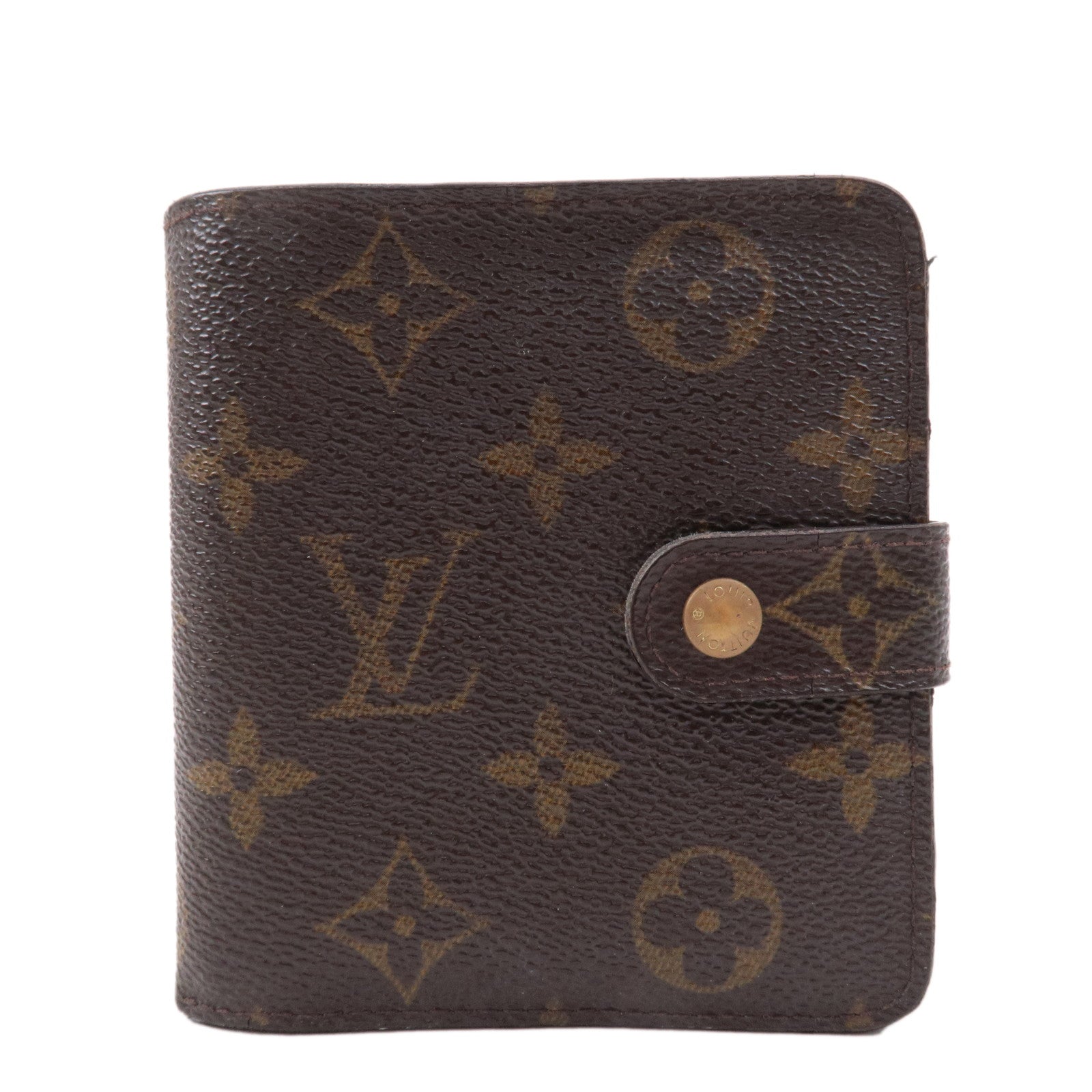 Louis-Vuitton-Louis-Monogram-Compact-Zip-Small-Wallet-M61667