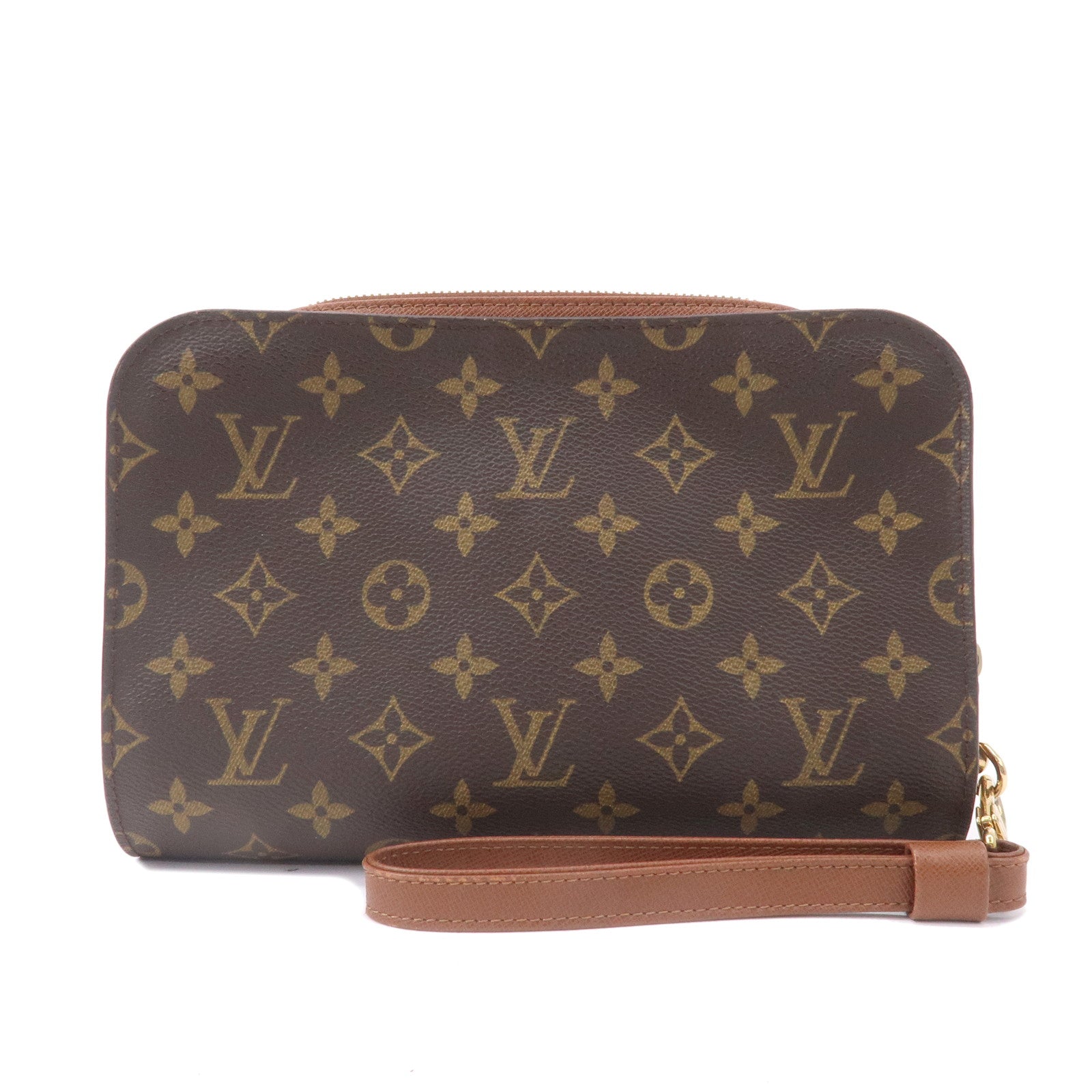 Authentic Louis Vuitton Monogram Orsay Clutch Hand Bag Purse