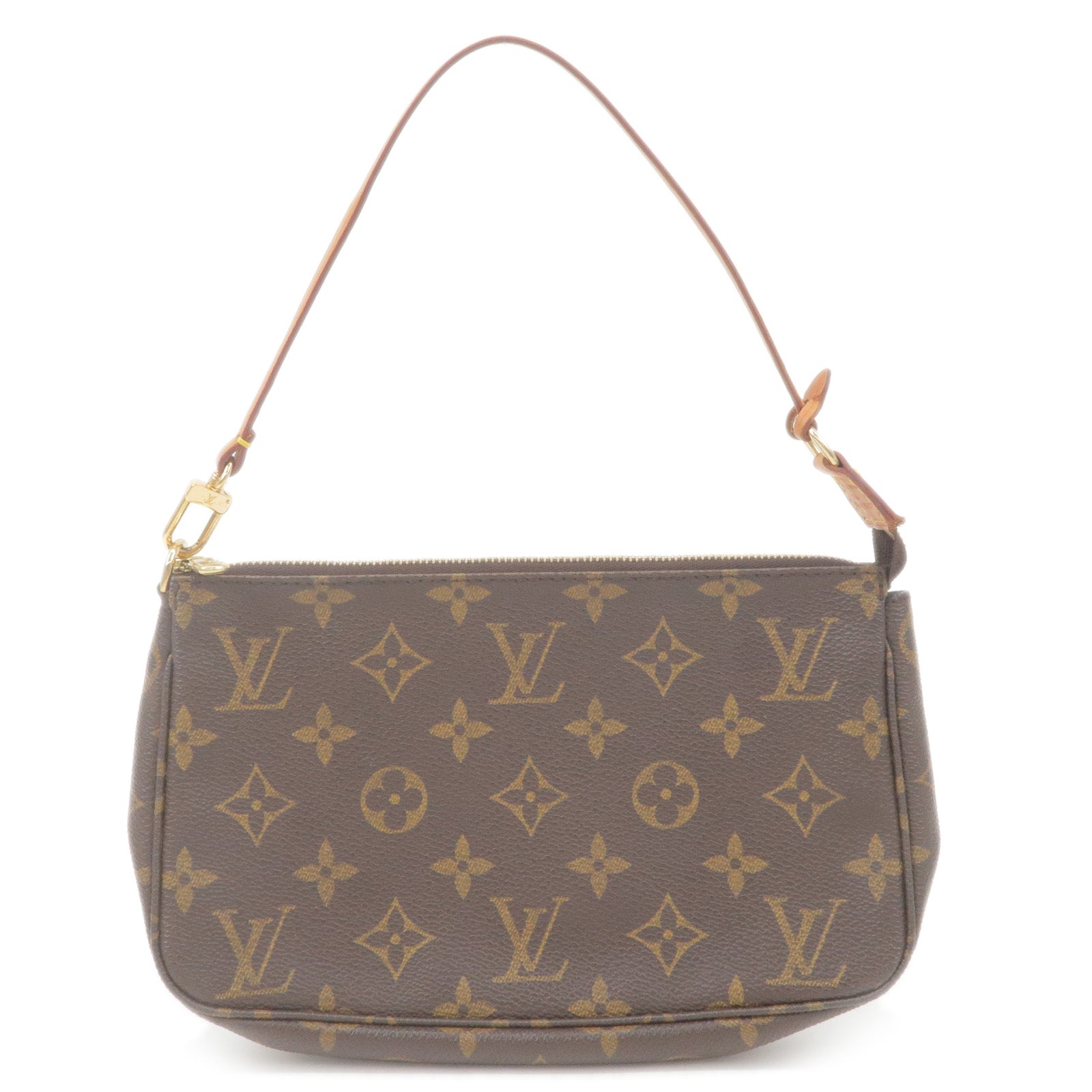 LOUIS VUITTON Monogram accessoire M51980 Small Handbag Brown