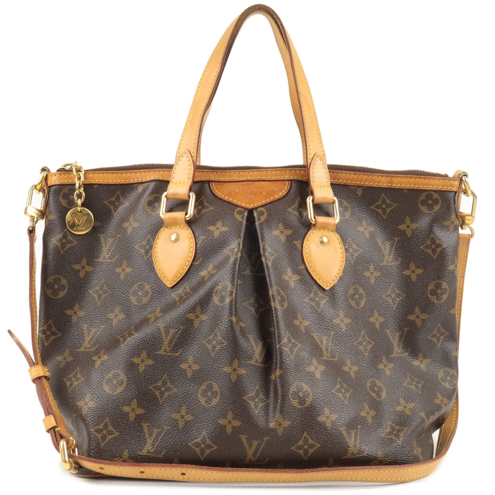 Louis Vuitton Monogram Palermo Shopper Bag PM Brown