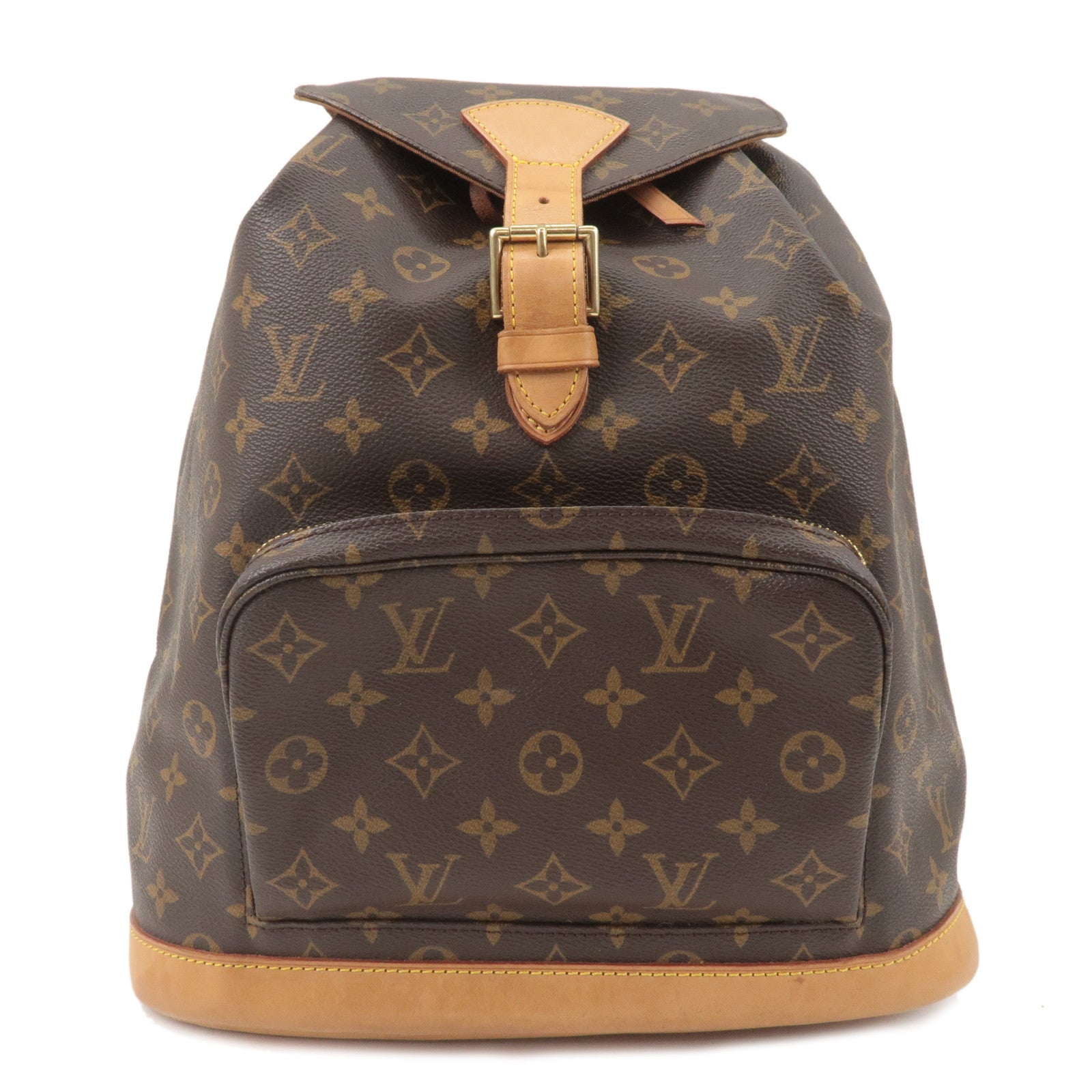 Louis Vuitton Vintage Monogram Montsouris GM Backpack Bag M51135 Brown  Cloth ref.1004519 - Joli Closet