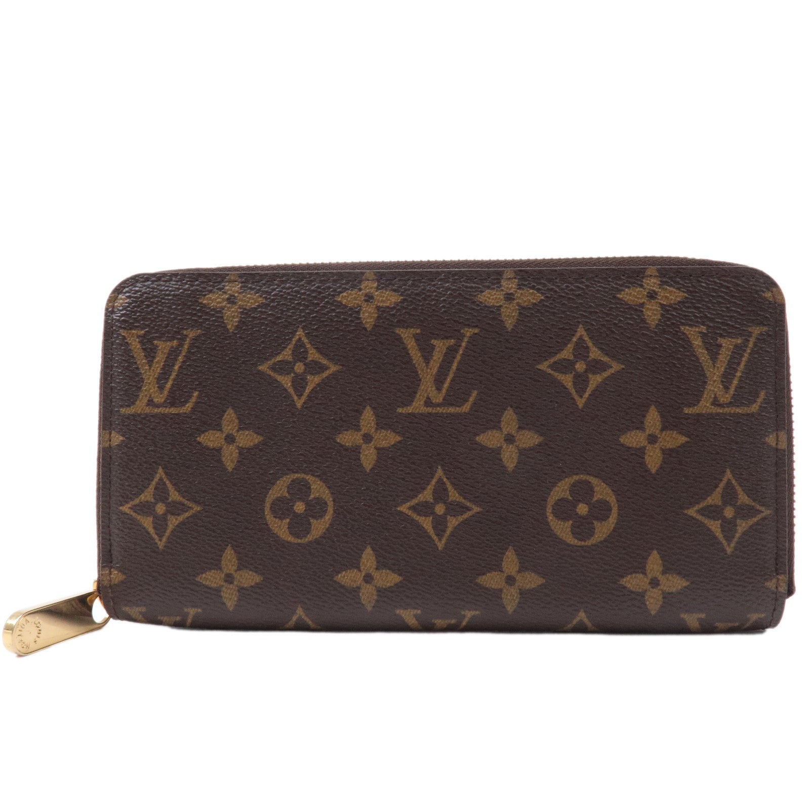 LOUIS VUITTON M60017 Zip Around Zippy wallet purse Brown Monogram