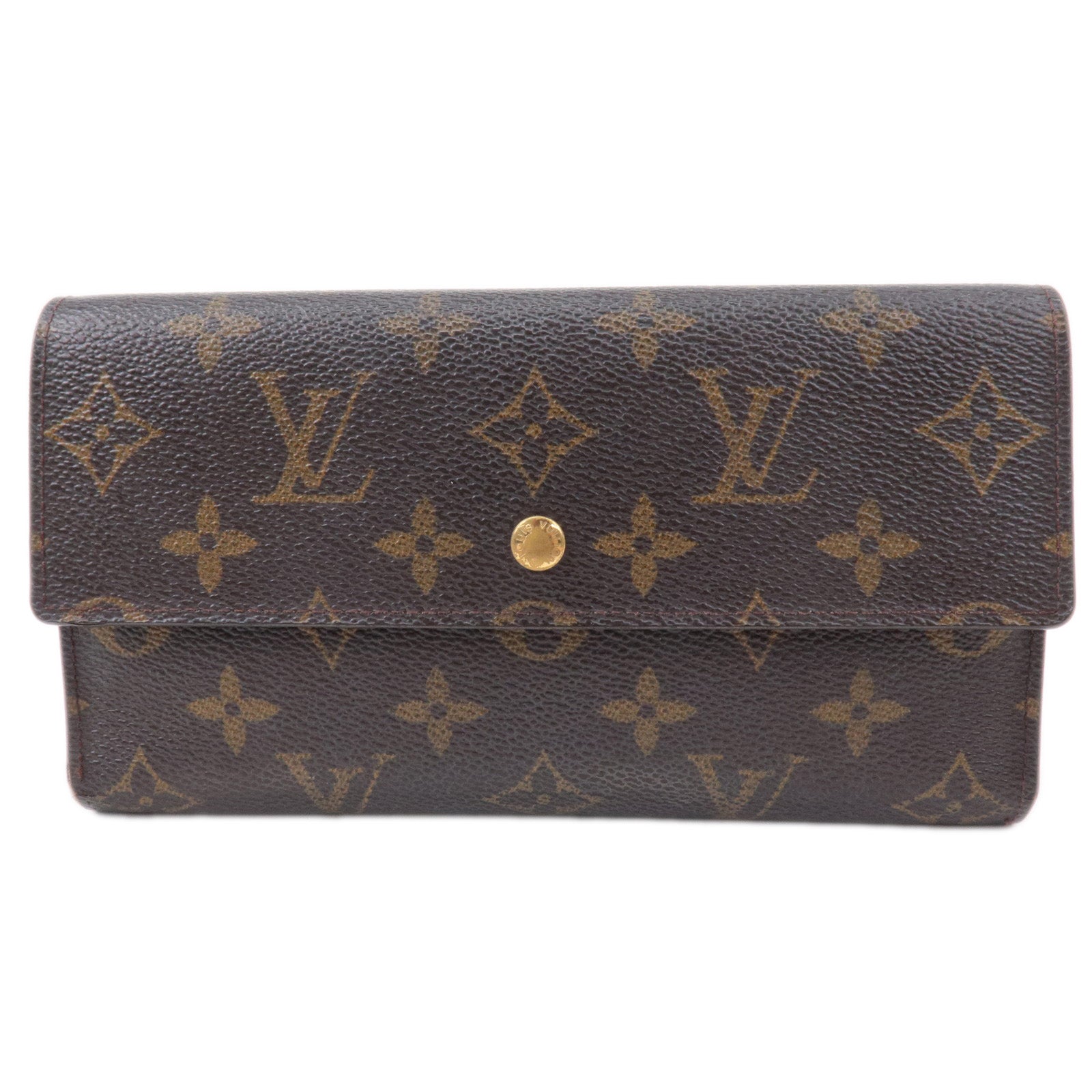 Preloved Louis Vuitton Black EPI Leather Porte Tresor Wallet