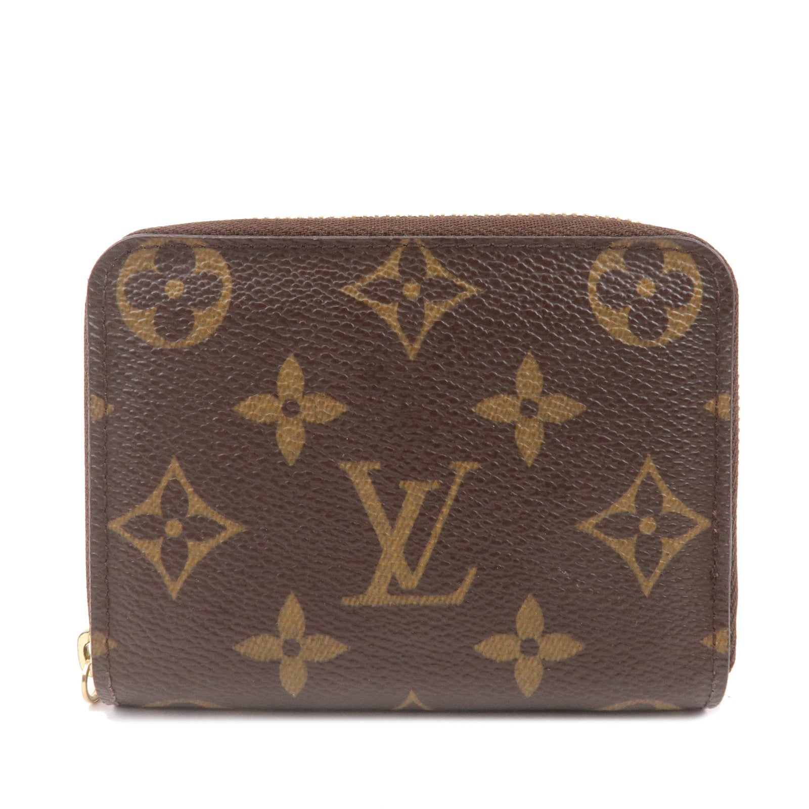 LOUIS VUITTON Coin purse Zippy coin purse Monogram M60067 Brown