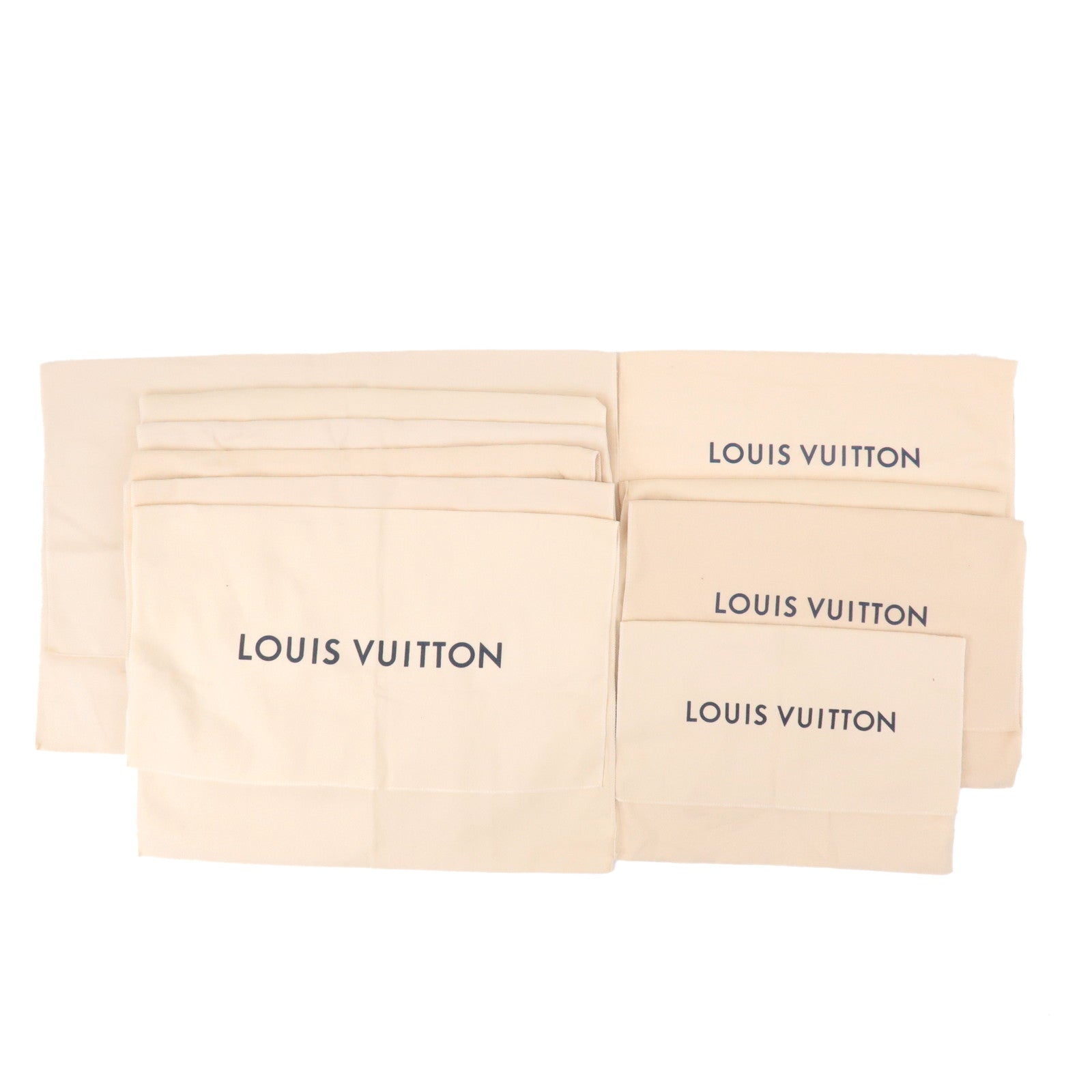 Louis Vuitton Dust Bag 10 Set Brown