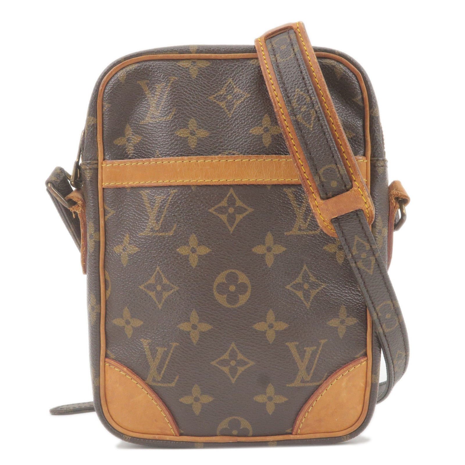 Louis Vuitton Brown Canvas Monogram Danube Shoulder Bag