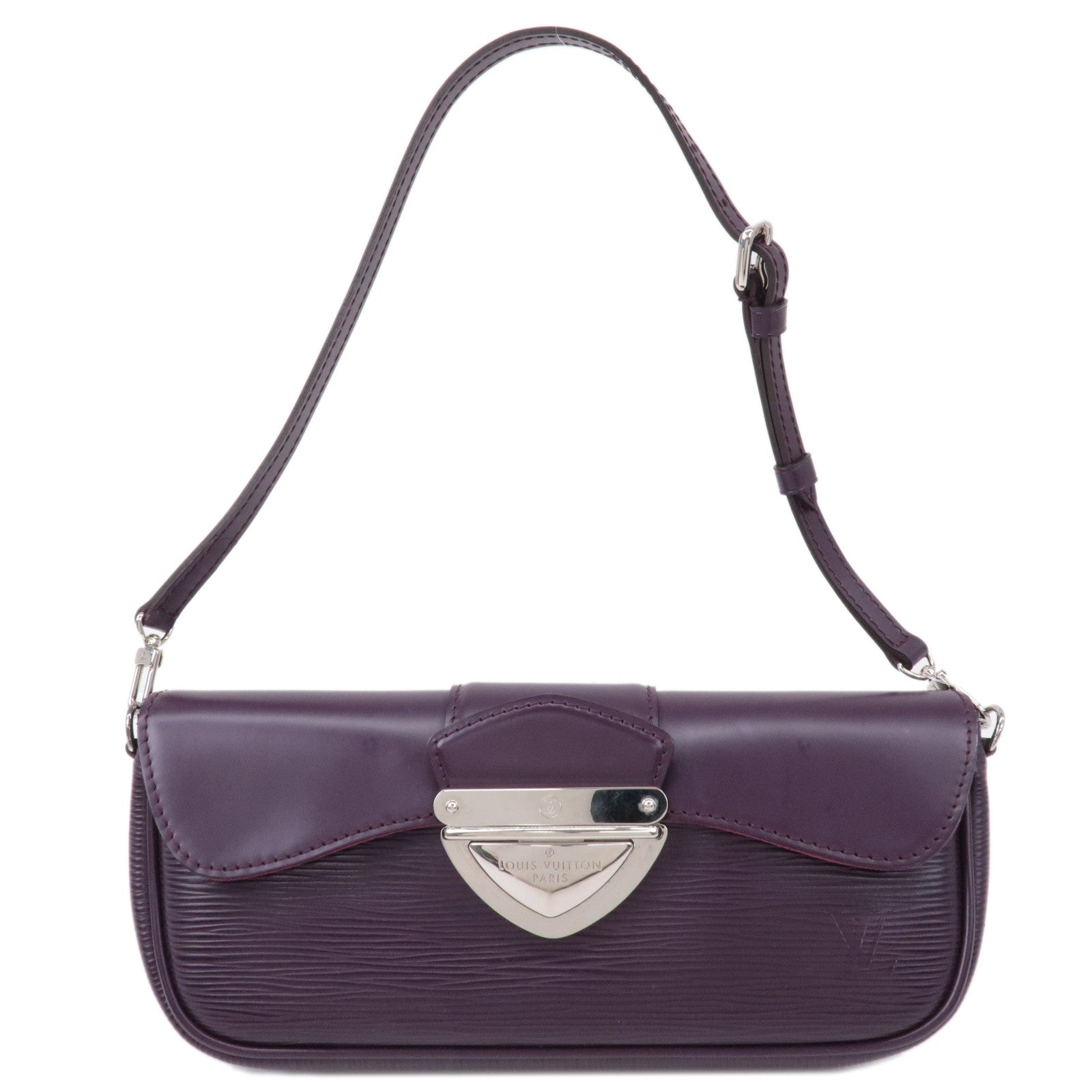 Louis Vuitton Alma Dark Purple Cassis Epi Leather