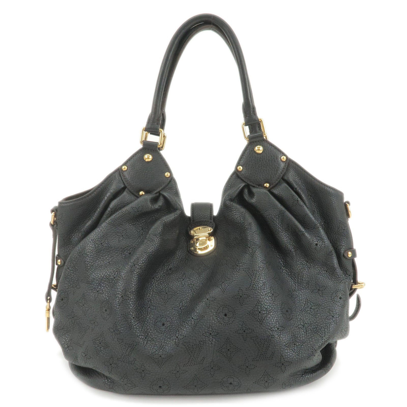 Louis Vuitton, Bags, Louis Vuitton Shoulder Bag M95765 Monogram Mahina  Monogram Black Noir