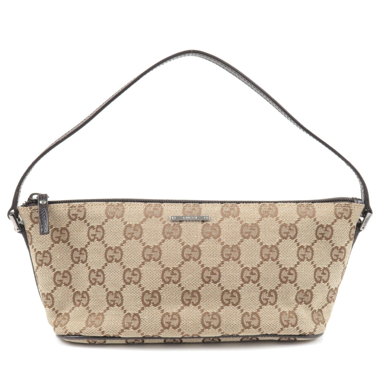 GUCCI-GG-Canvas-Leather-Boat-Bag-Hand-Bag-Beige-Brown-07198 – dct