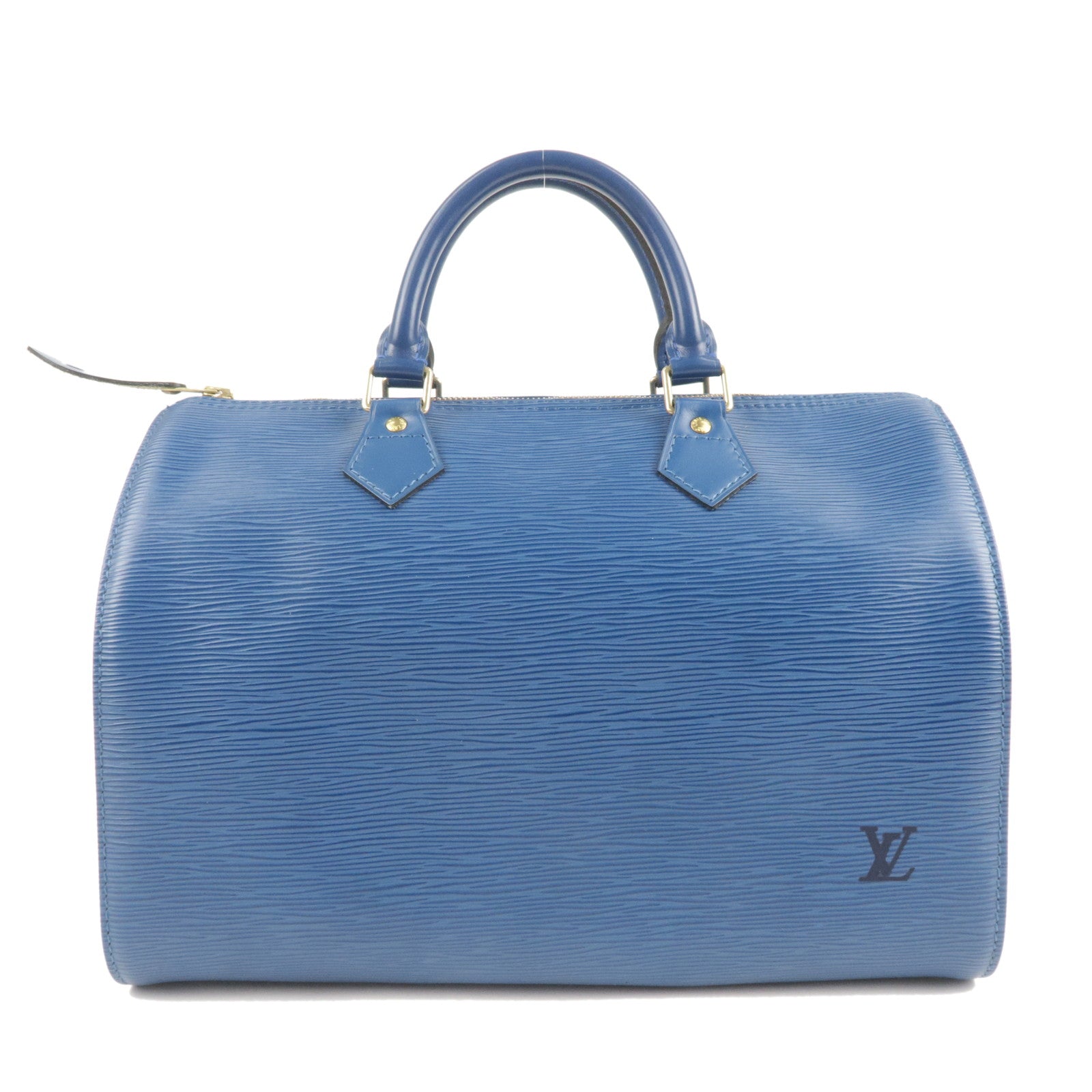 Louis Vuitton Blue Epi Leather Speedy 30 Handbag Louis Vuitton