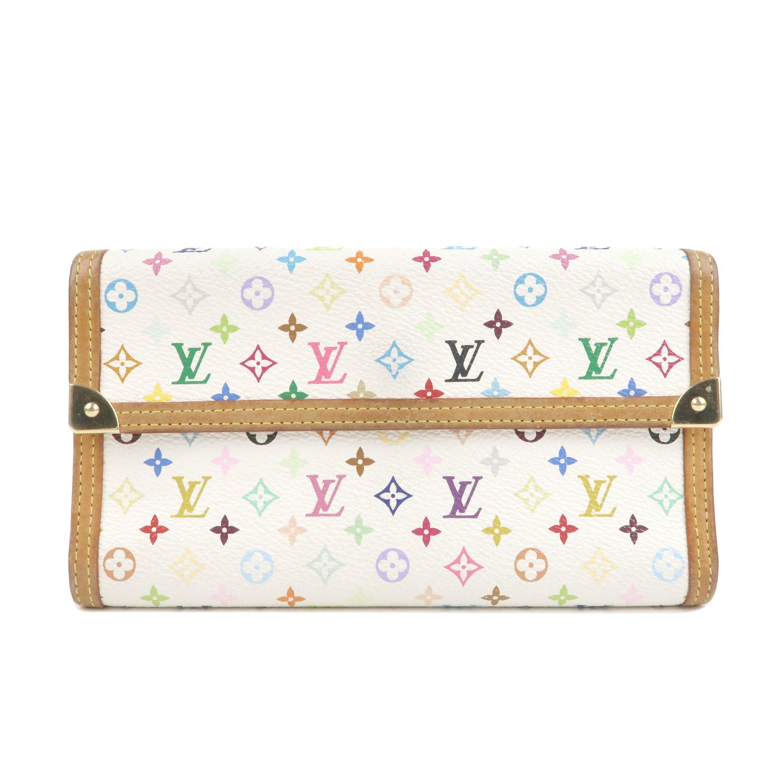 Louis Vuitton Louis Vuitton Porto Address White Multicolor