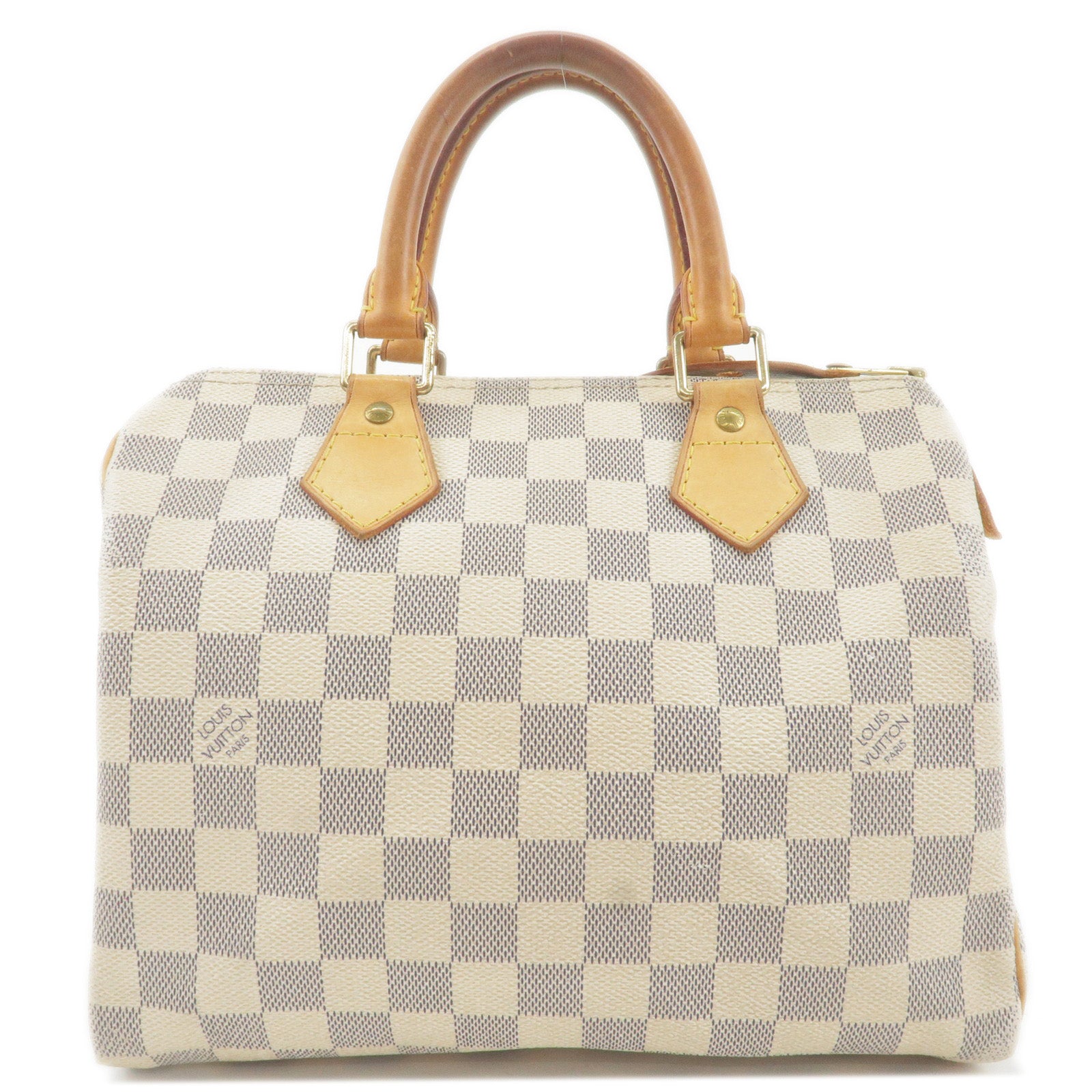 NEW! Genuine Louis Vuitton Damier Azur Canvas N41371 SPEEDY 25