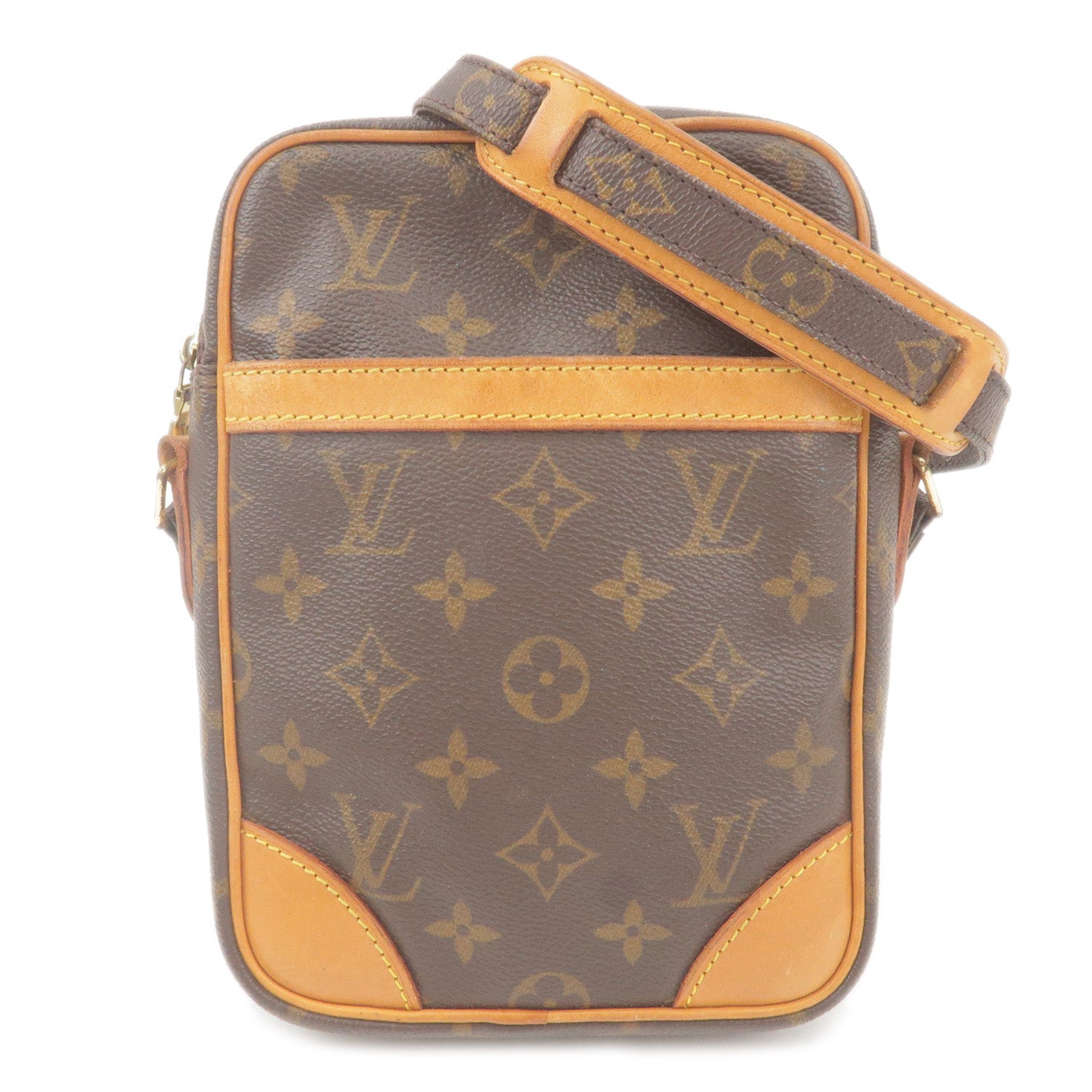 Louis Vuitton Vintage Brown Monogram Danube 21 Canvas Crossbody Bag, Best  Price and Reviews