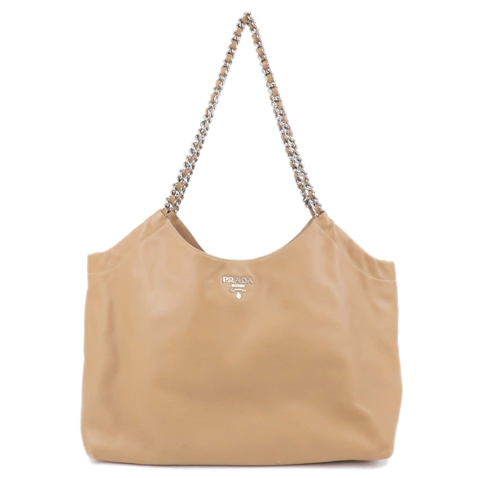Prada ChainTote Leather Shoulder Bag