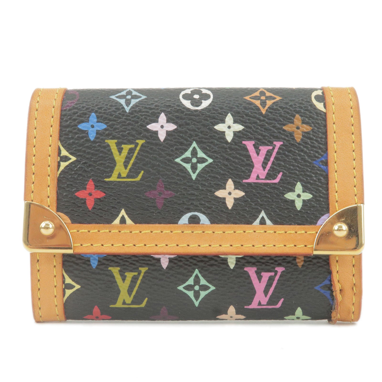 Louis-Vuitton-Multi-Color-Porte-Monnaie-Plat-Coin-Case-M92656 –  dct-ep_vintage luxury Store