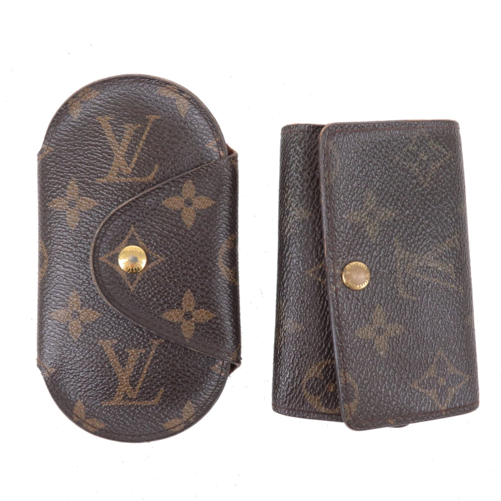 Vintage Louis Vuitton Monogram Round Key Holder GM M60116 