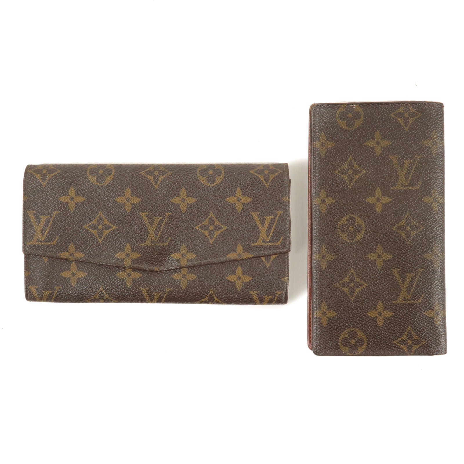 Louis-Vuitton-Set-of-2-Monogram-Long-Wallet-Bill-Wallet-M60825 –  dct-ep_vintage luxury Store