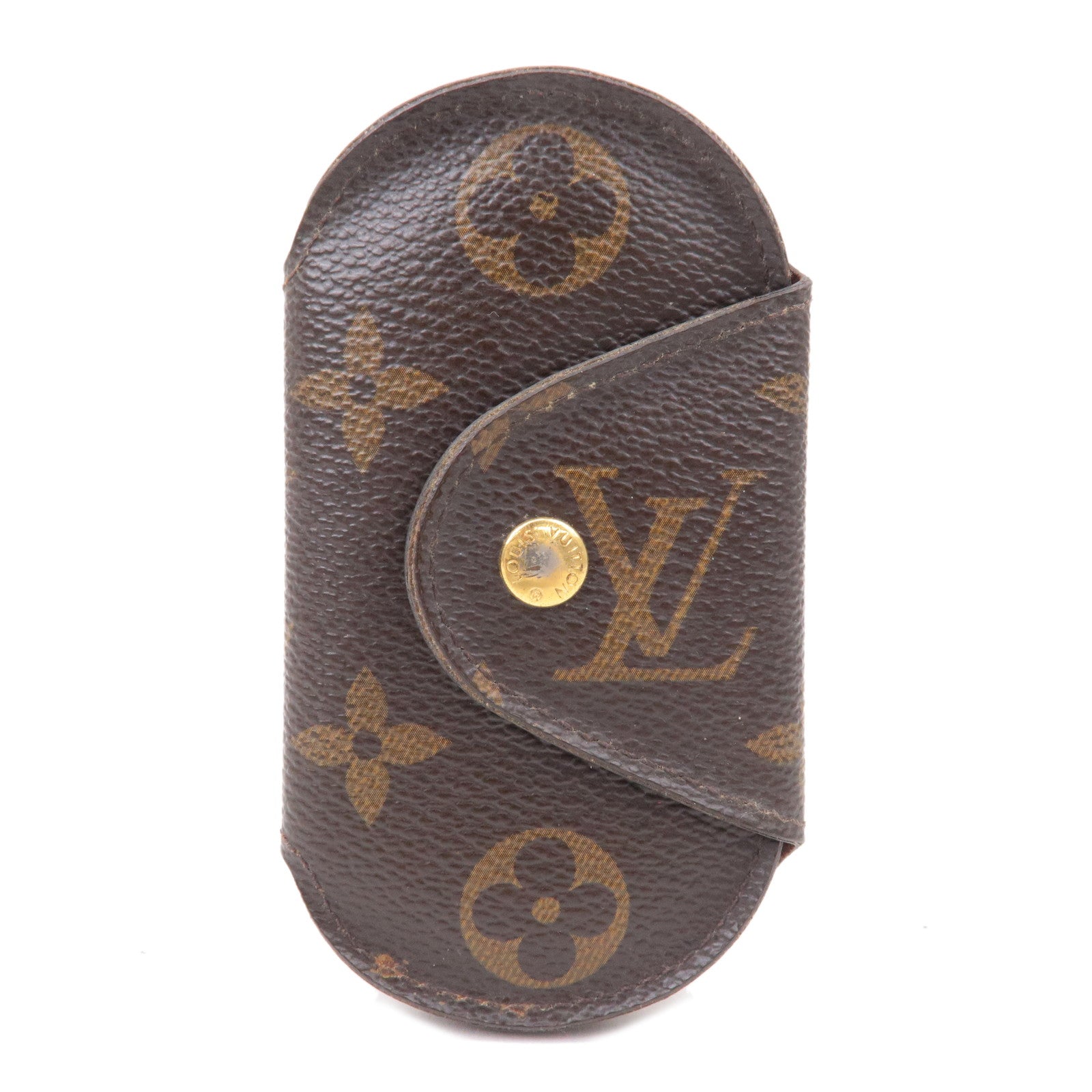 100% Authentic Louis Vuitton Black Monogram Phone Case Holder Made