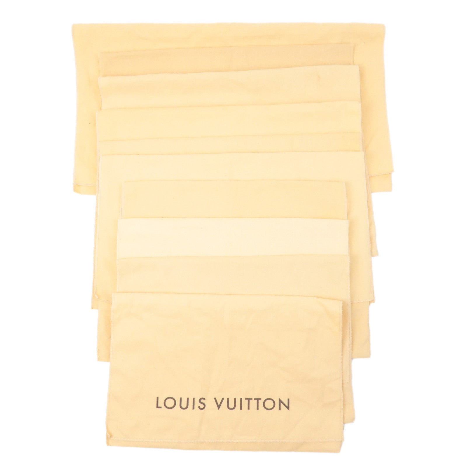 Louis-Vuitton-Set-of-10-Dust-Bag-Storage-Bag-Beige