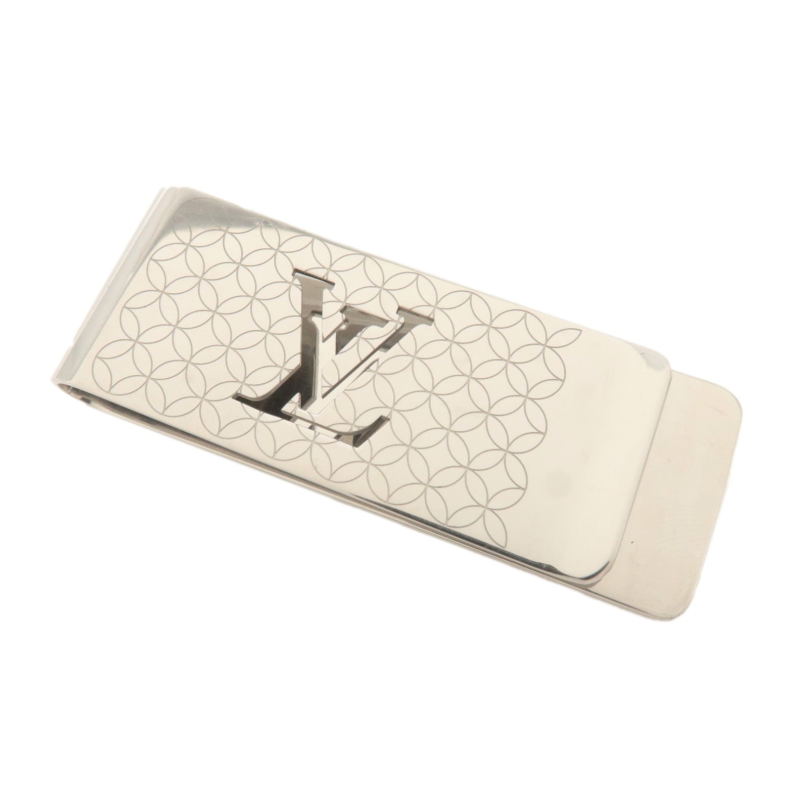 Louis-Vuitton-Pince-Billets-Champselysees-Money-Clip-Silver-M65041