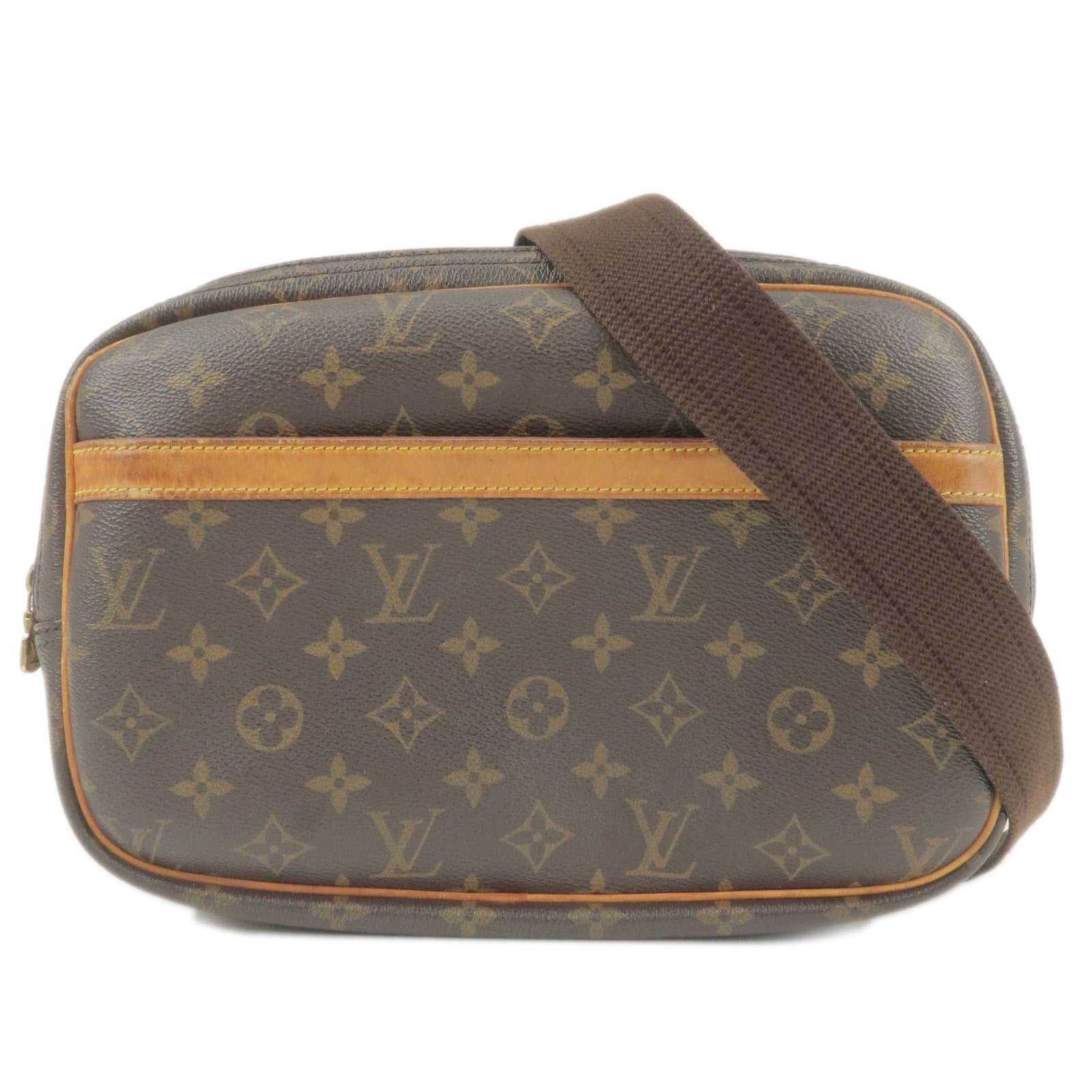 Louis Vuitton Monogram Reporter PM - Brown Crossbody Bags